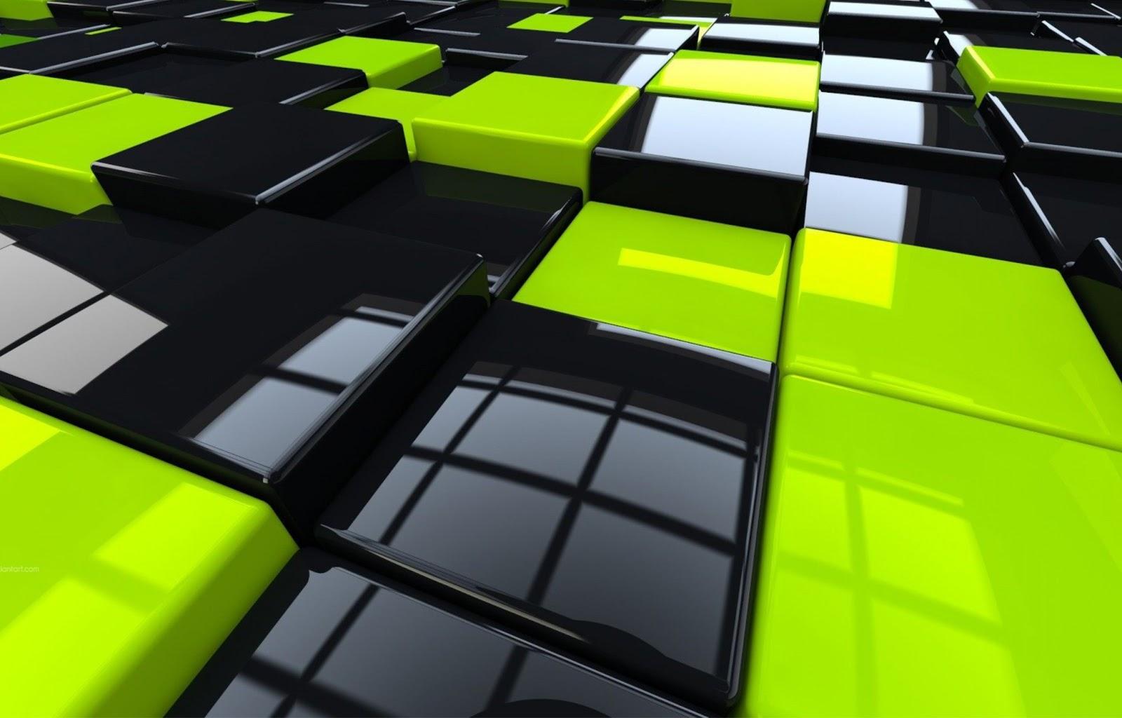 1600x1024 Blocks HD Wallpaper 1080p And Green Cubes