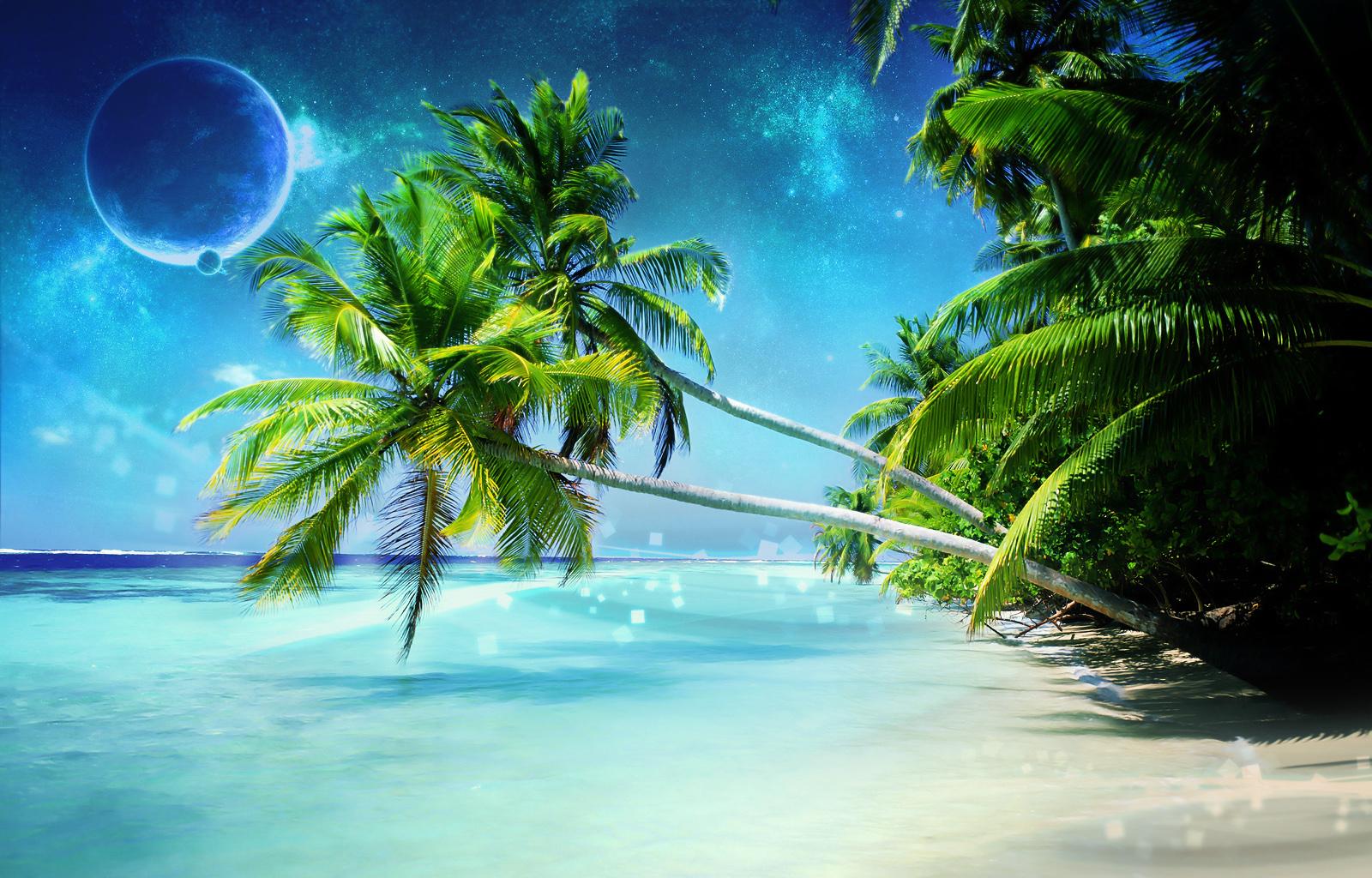 1600x1024 Wallpaper Sea 3D HD
