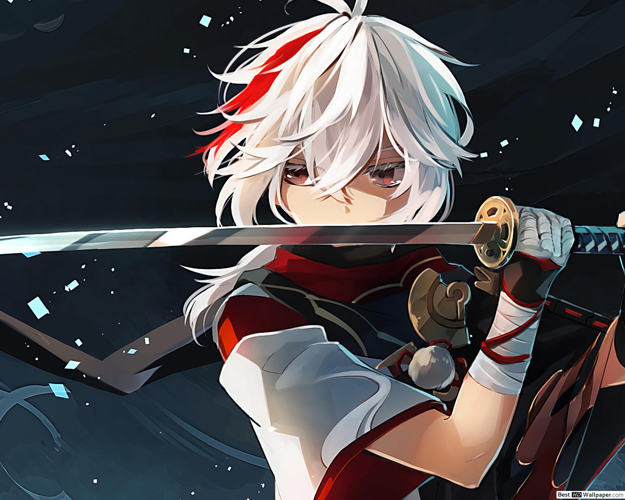 2560x2048 Katana 'Kazuha'. Genshin Impact [Anime Video Game] HD wallpaper download
