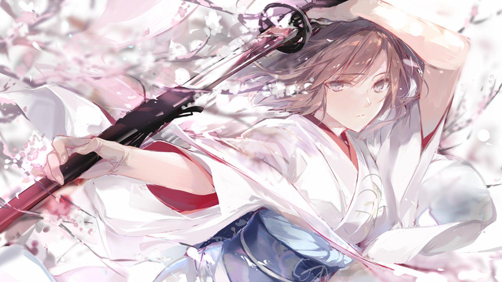 1920x1080 Anime Katana Wallpaper
