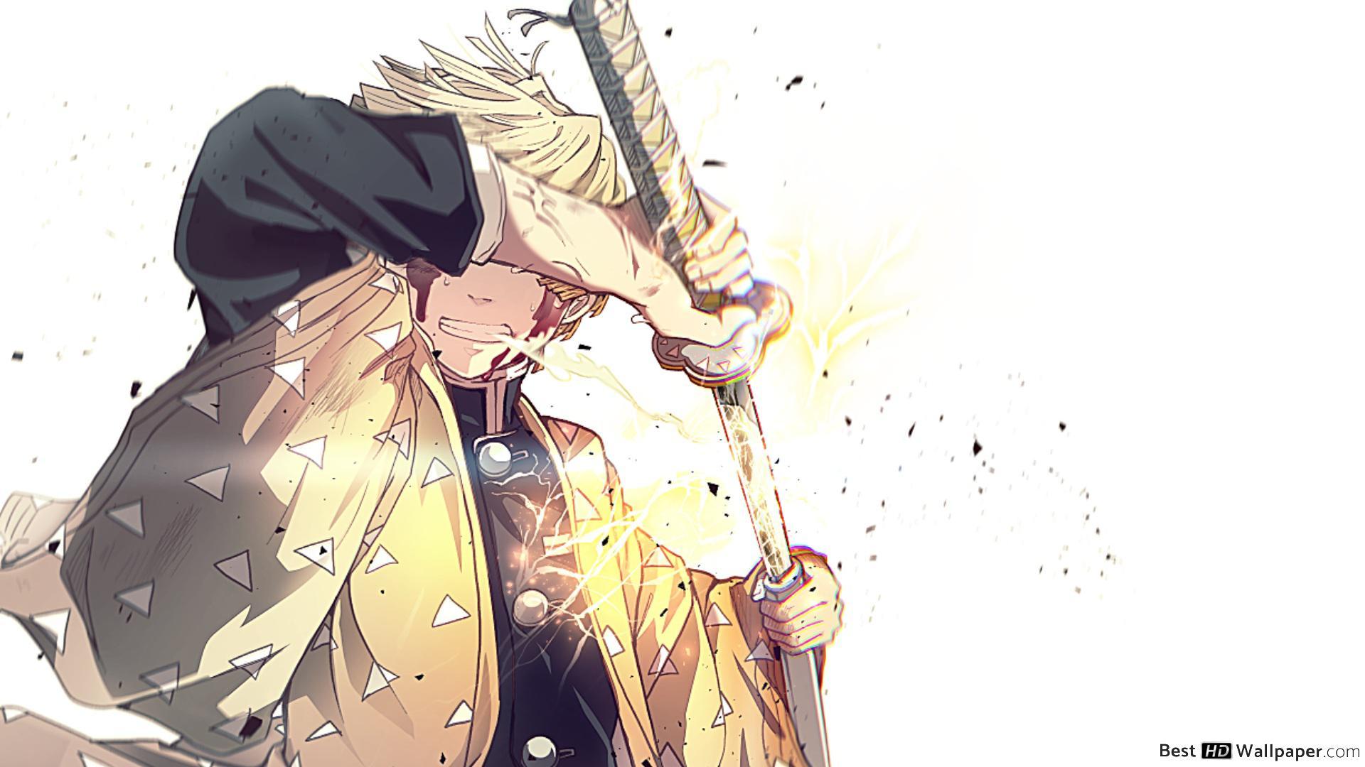 1920x1080 Kimetsu No Yaiba's katana HD wallpaper download