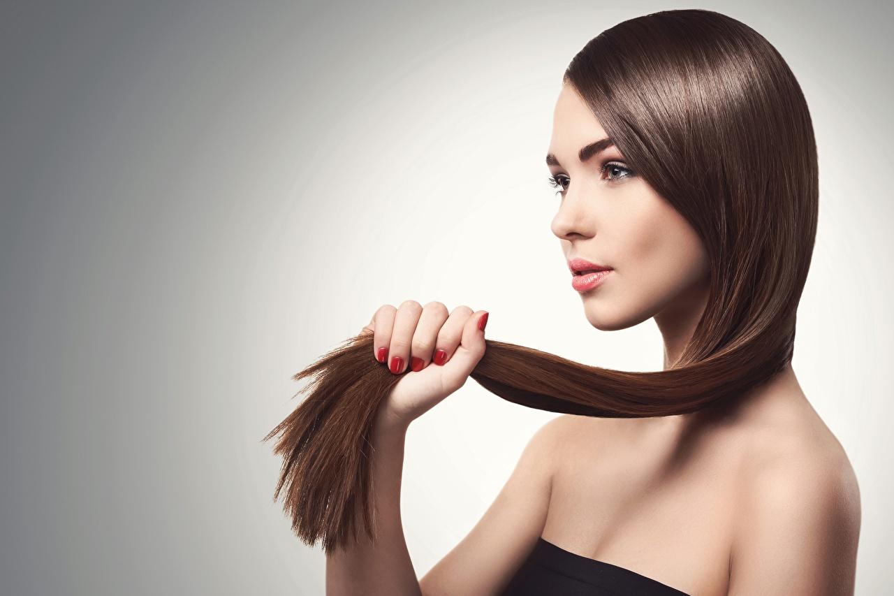 1280x853 Photo Brown haired Model Makeup Beautiful Hair Girls