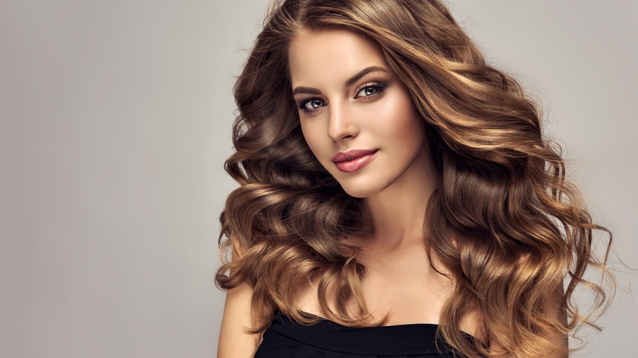 2048x1152 Wallpaper 4k Brown Hair Girl Wallpaper