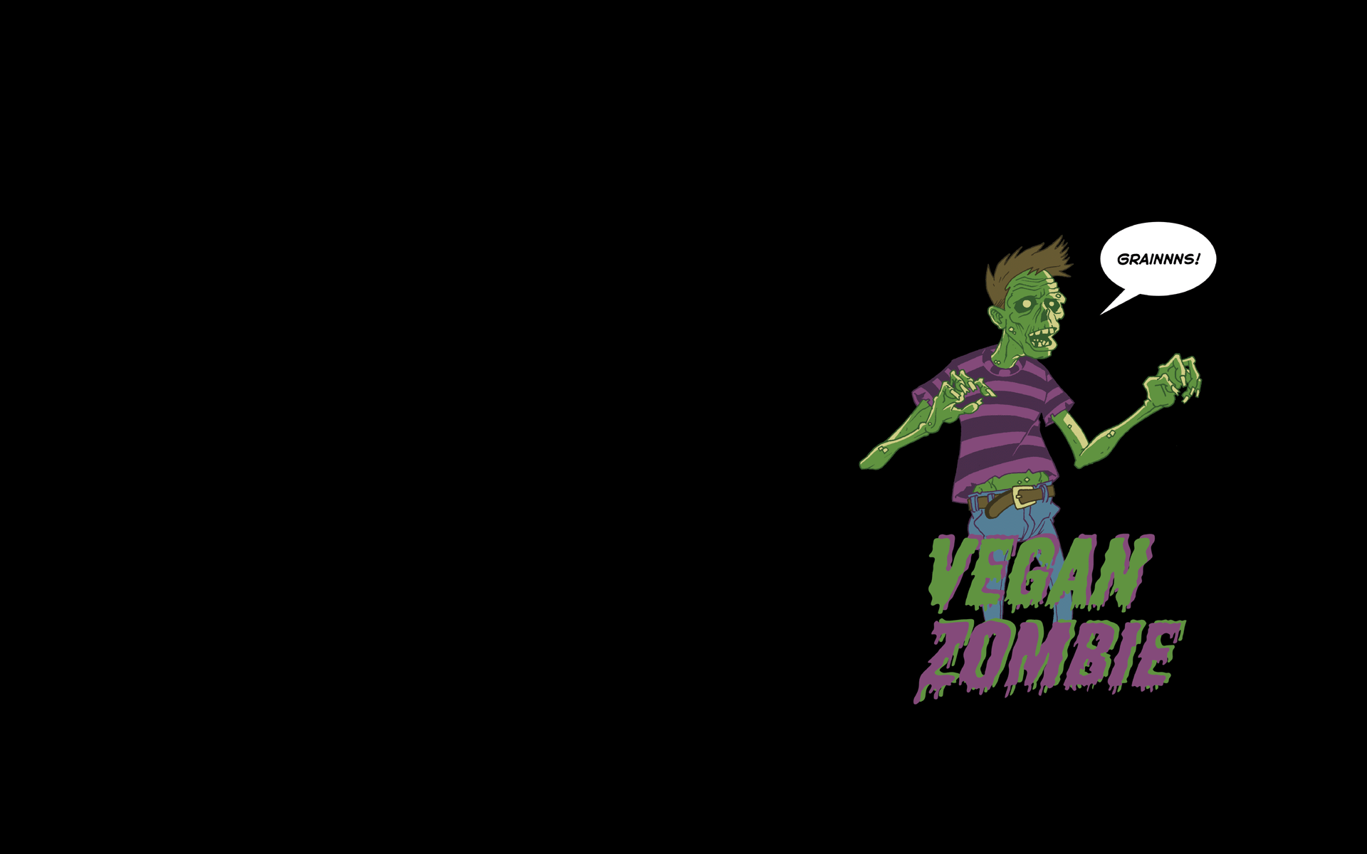 1920x1200 Zombie Computer Wallpaper