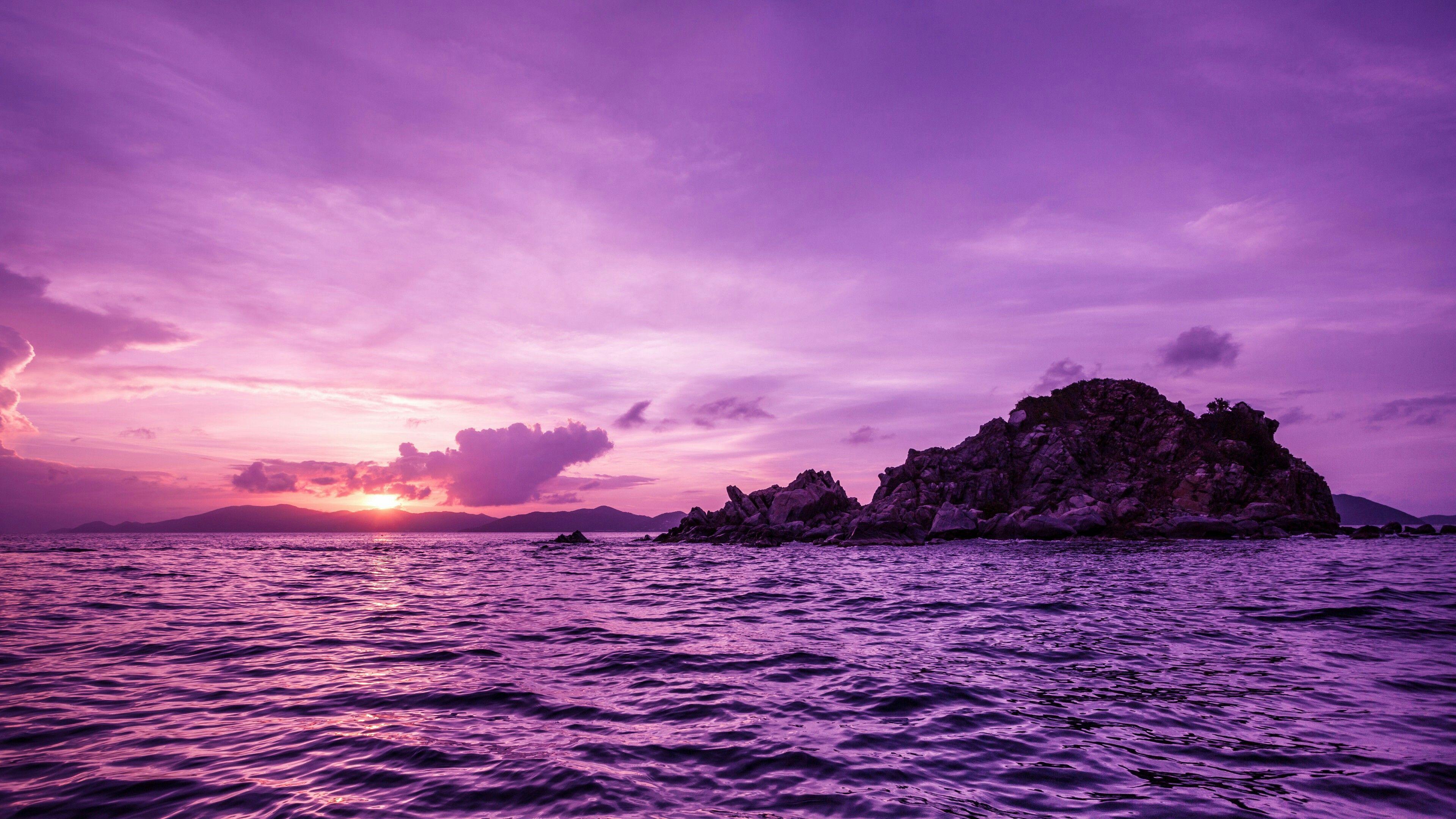 3840x2160 Nature & Landscape British Virgin Islands Sunset wallpaper Desktop