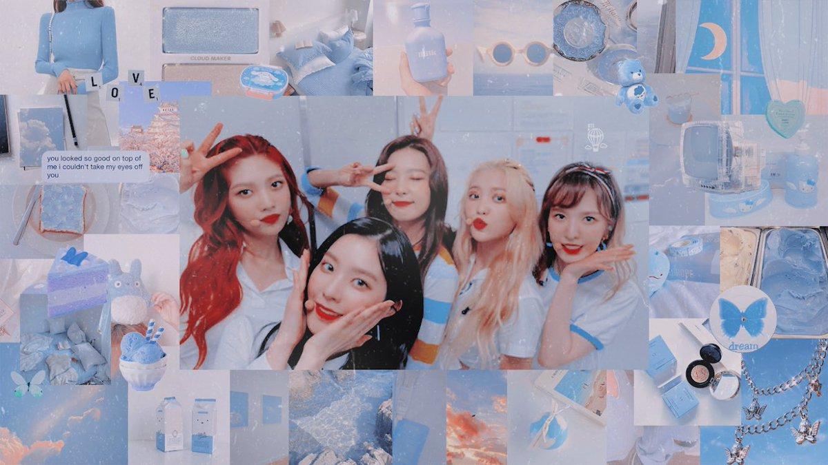 1200x675 ˏˋ BTSˎˊ˗ velvet ot5. soft aesthetic desktop. { ♡ } request by