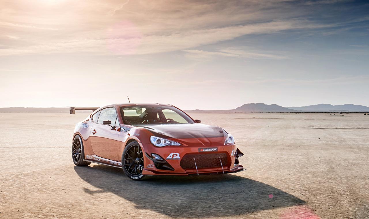 1280x760 Image Toyota Scion Fr S Red Desert Cars