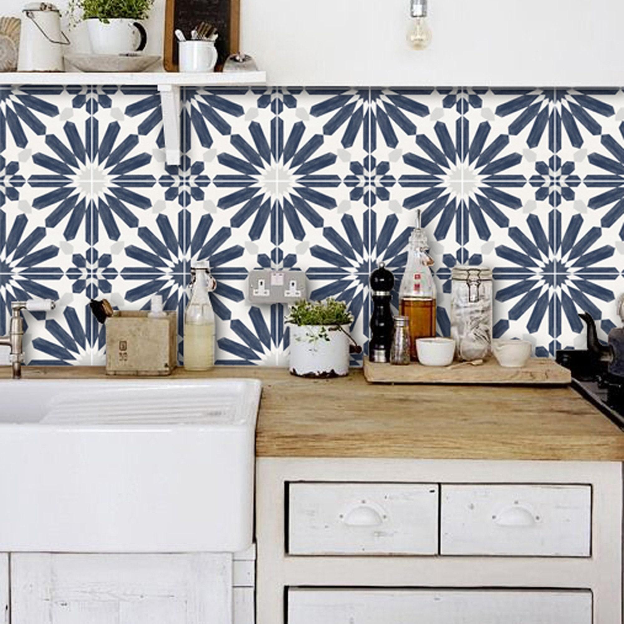 2000x2000 Kitchen and Bathroom Splashback Removable Vinyl Wallpaper