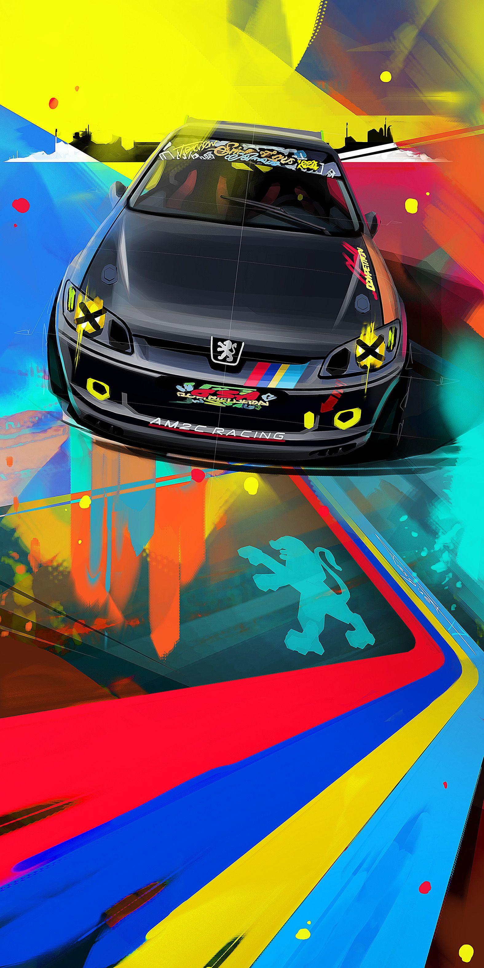 1575x3150 查看此 项目: \u201cArtworks\u201d Gallery 52380755 Artworks. Automotive Artwork, Street Racing Cars, Automotive Illustration