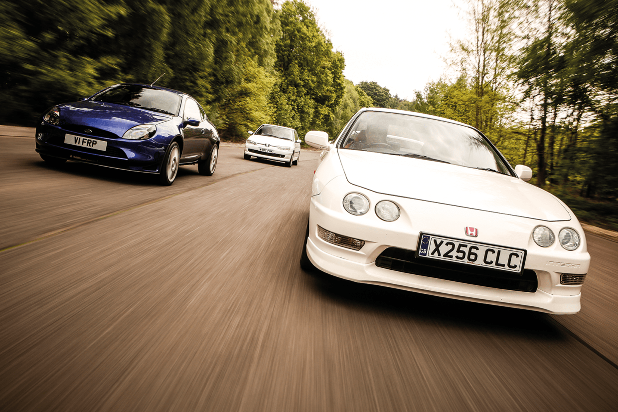1240x826 Feisty Four Pots: Peugeot 306 Rallye Vs Honda Integra Type R Vs Ford Racing Puma. Classic & Sports Car