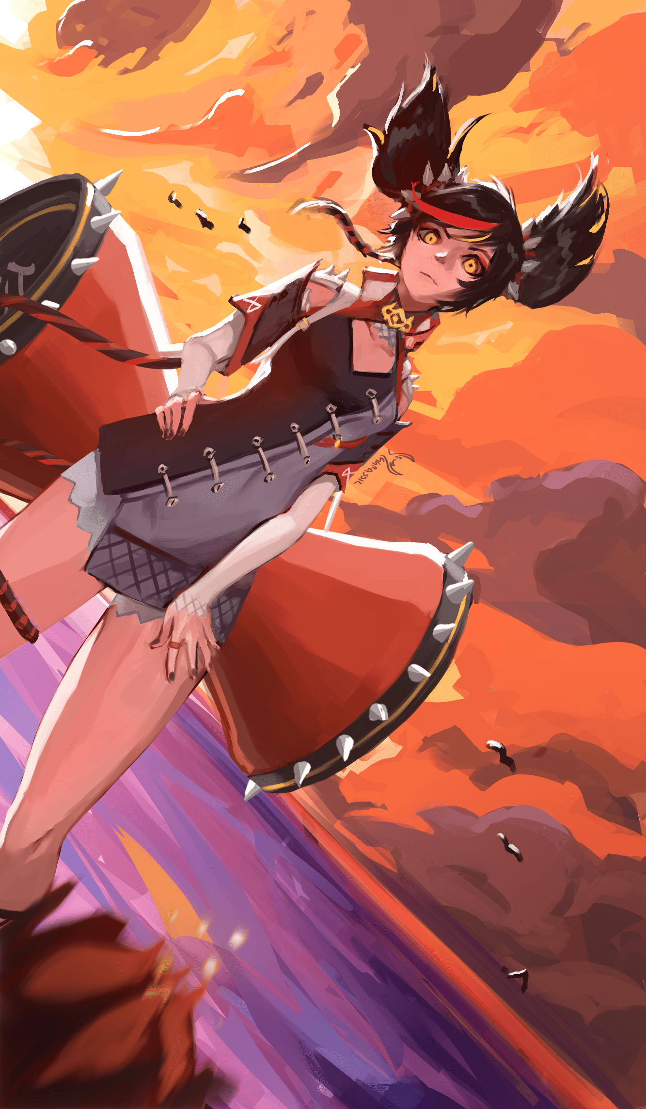 1333x2287 Xinyan wallpaper(s): Genshin_Impact