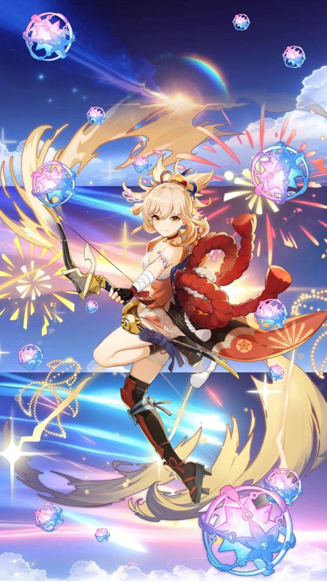 Yoimiya Wallpapers Top Free Yoimiya Backgrounds WallpaperAccess