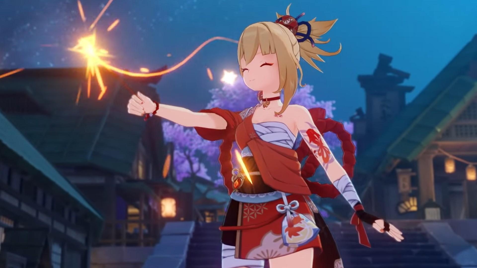 1920x1080 Genshin Impact Yoimiya build guide: Everything we know