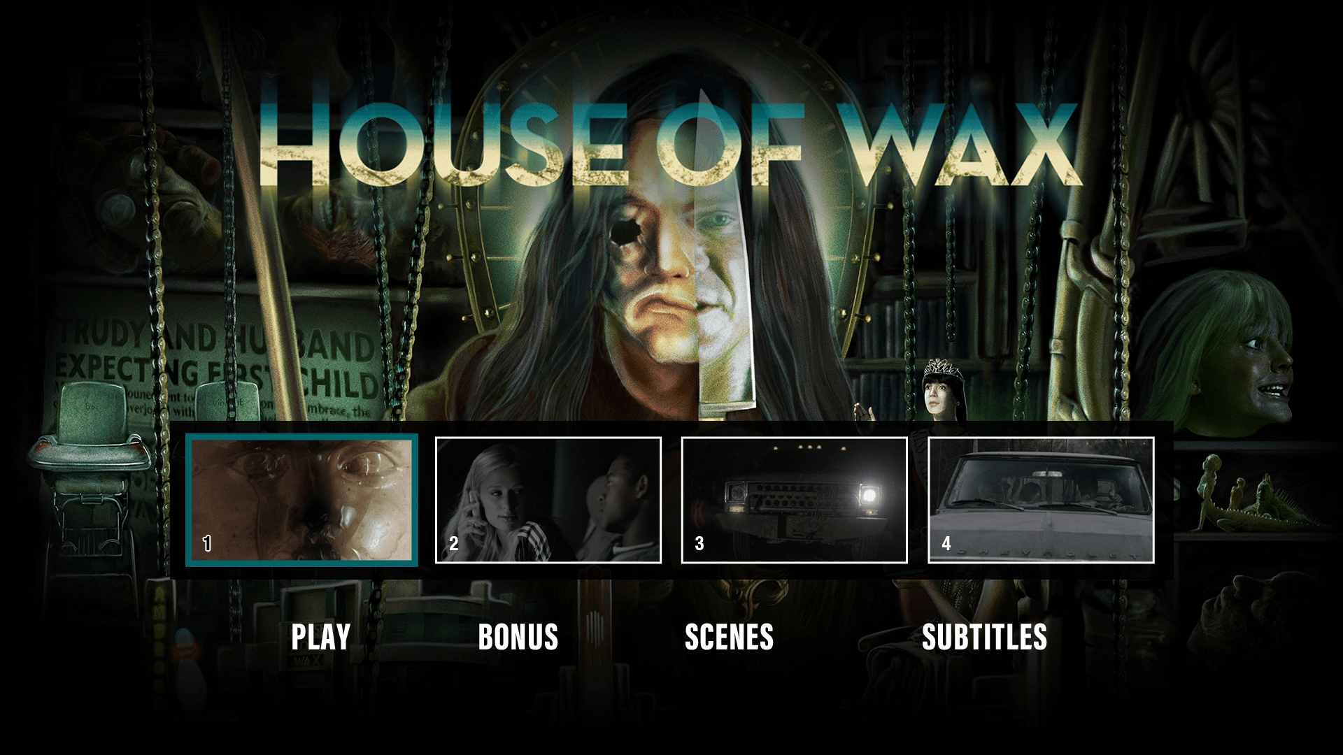 1920x1080 House Of Wax Blu Ray Screenshots (Scream Factory)