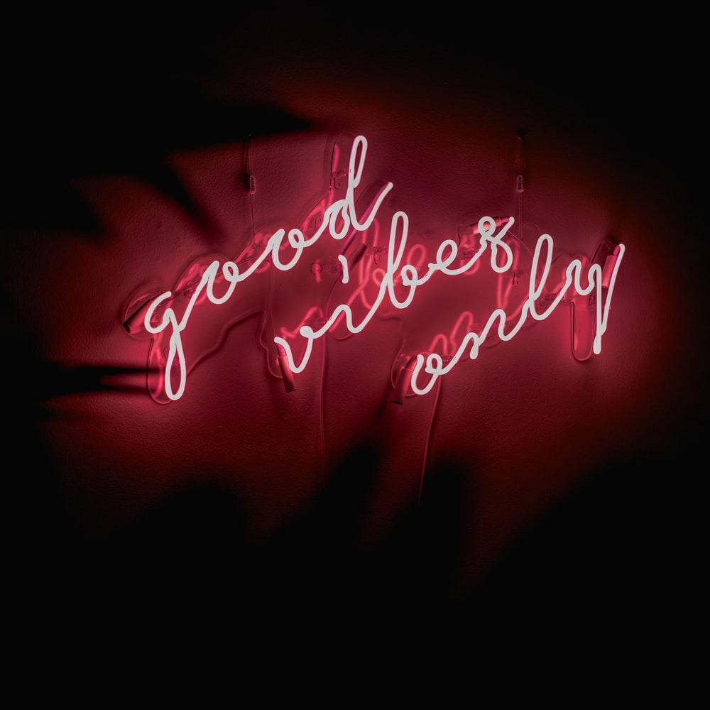 1000x1000 Neon Quote Picture. Download Free Image