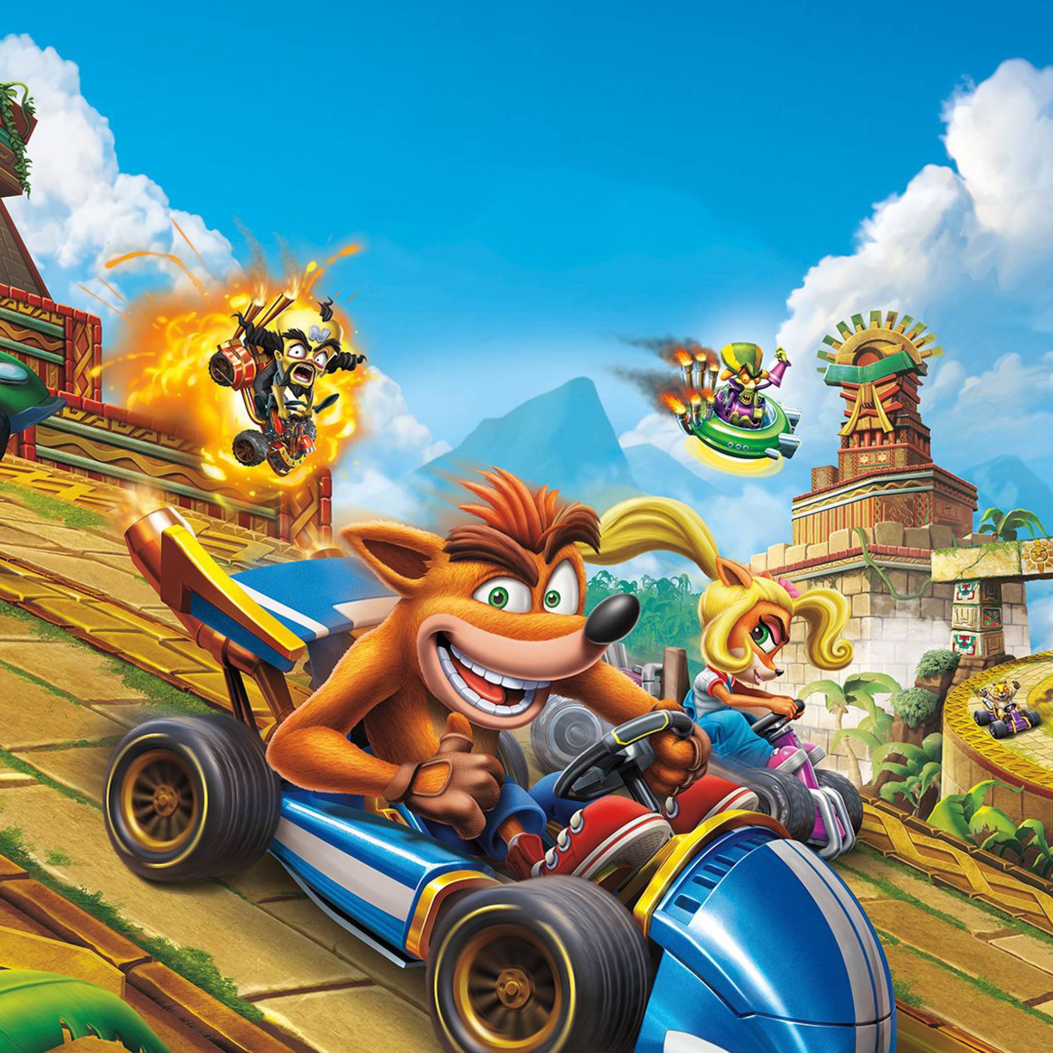 2048x2048 Crash Team Racing Nitro Fueled iPad Air Wallpaper, HD Games 4K Wallpaper, Image, Photo and Background