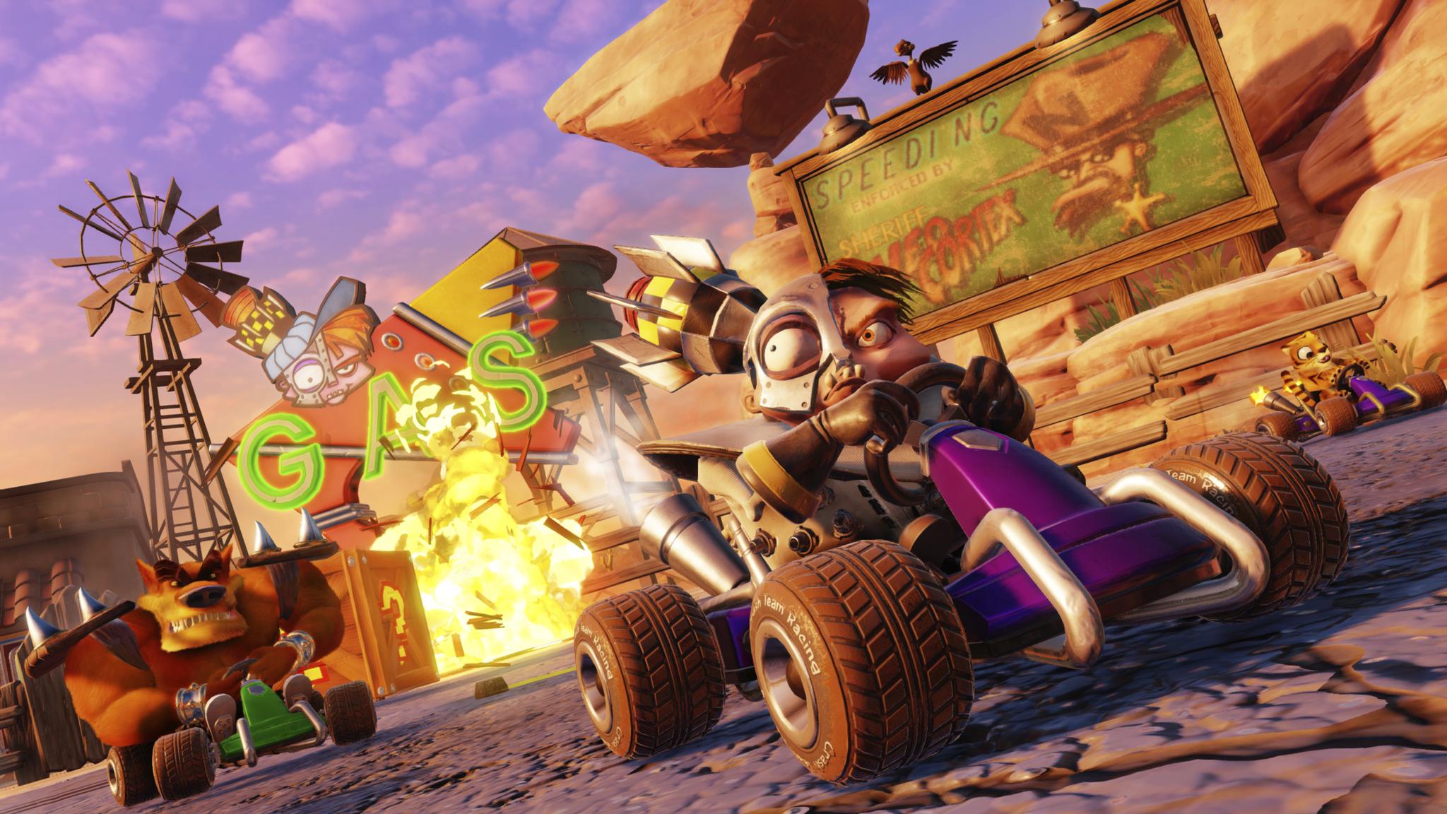 2048x1152 Crash Team Racing Nitro Fueled' Delivers 4K Fun (Watch)
