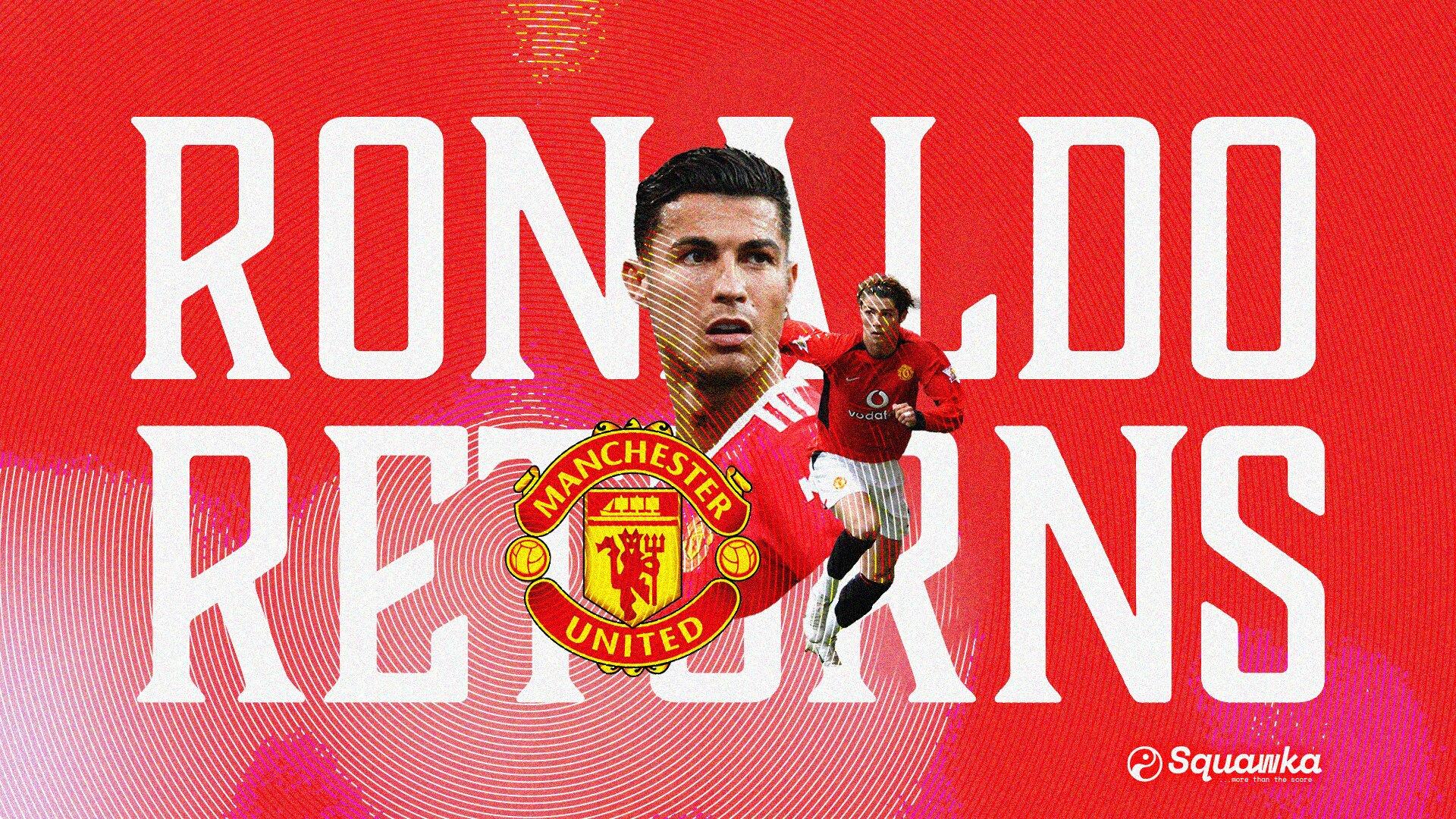 1920x1080 Ronaldo Man UTD 2021 Wallpaper