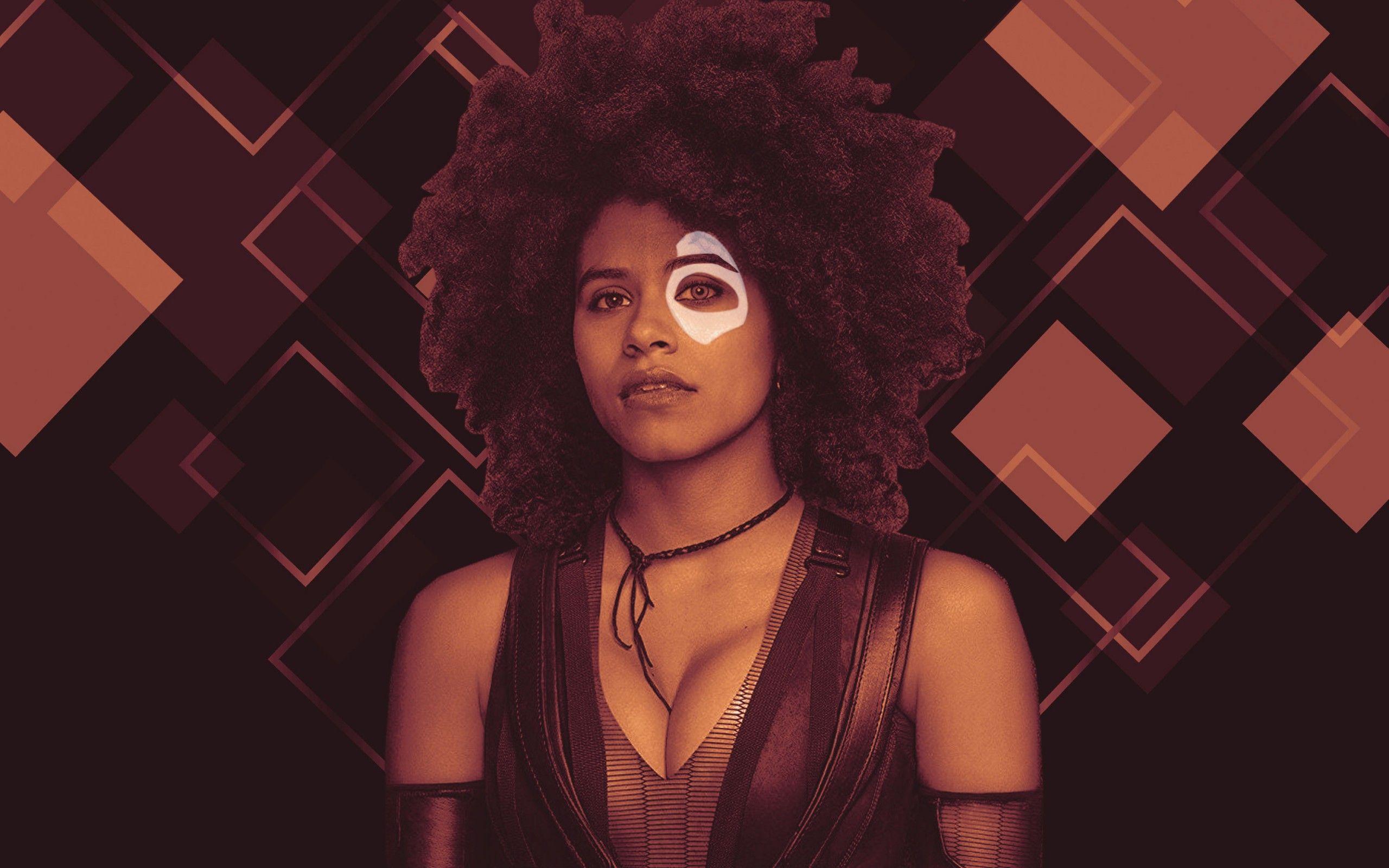 2560x1600 zazie beetz as domino in deadpool 3 HD Wallpaper