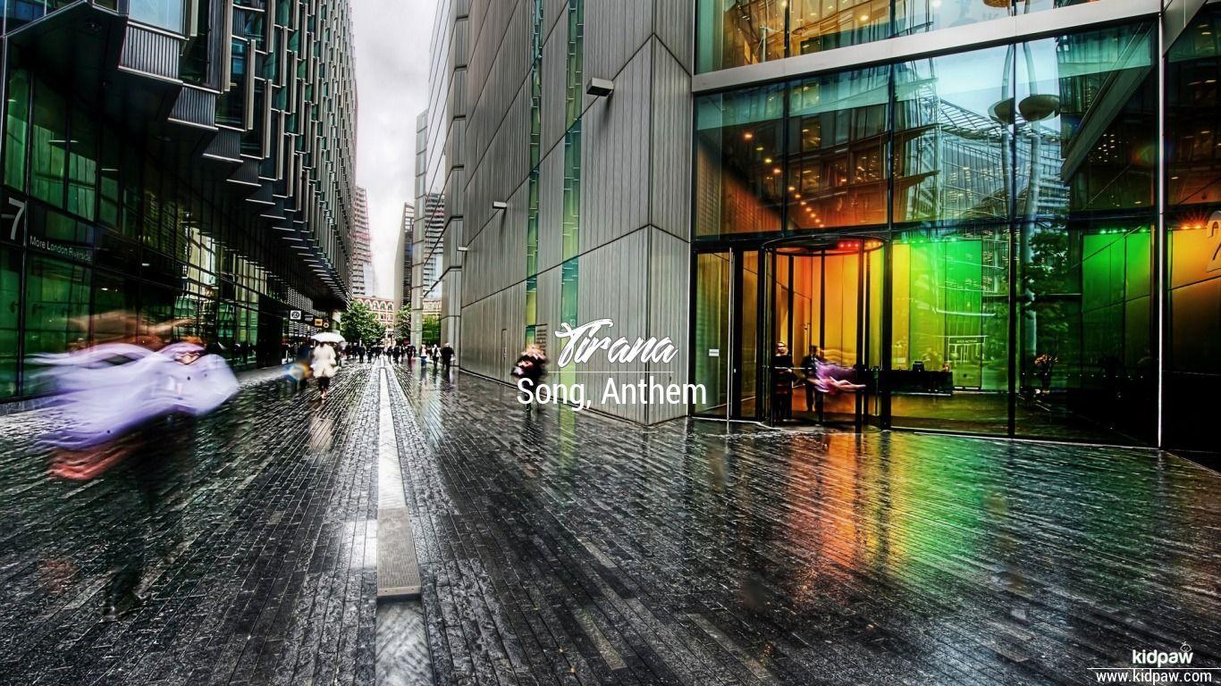 1366x768 Tirana 3D Name Wallpaper for Mobile, Write ترانہ Name on Photo Online
