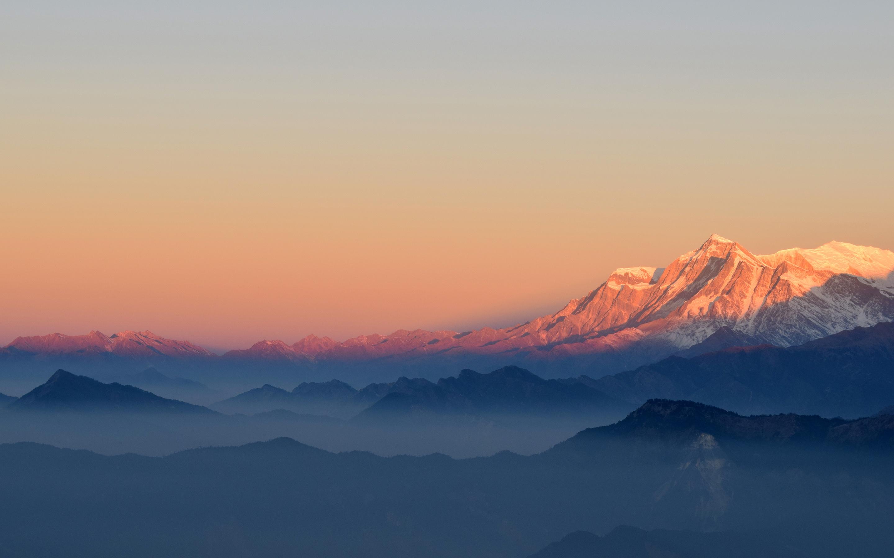2880x1800 Mountain Peak 4K 5K Wallpaper in jpg format for free download