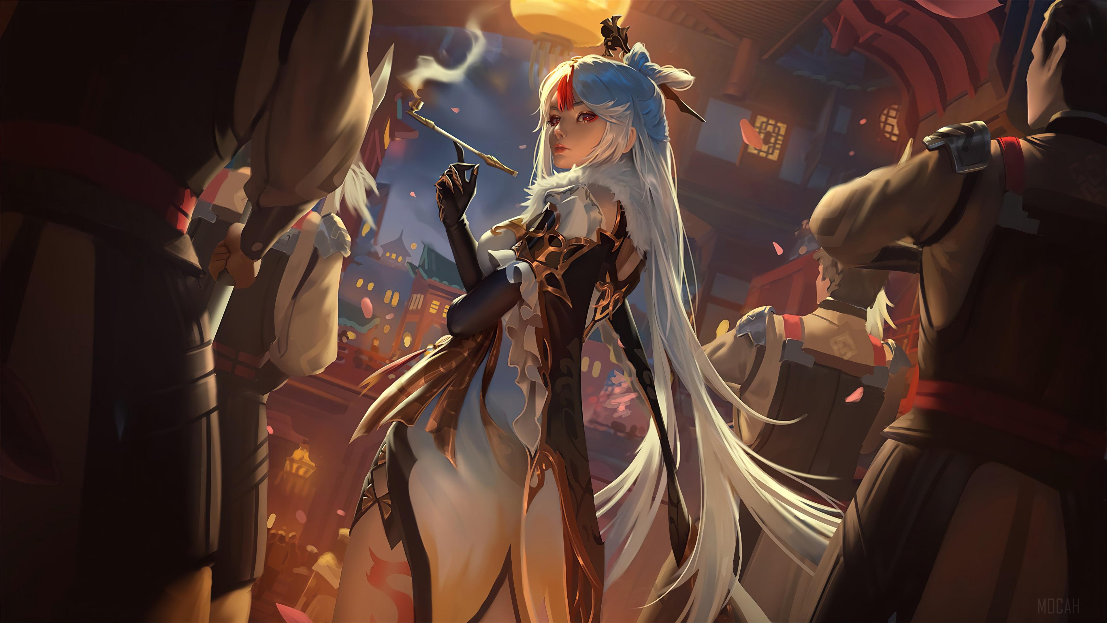 3840x2160 Ningguang, Genshin Impact, Video Game, Anime Girls, Art 4k wallpaper. Mocah HD Wallpaper