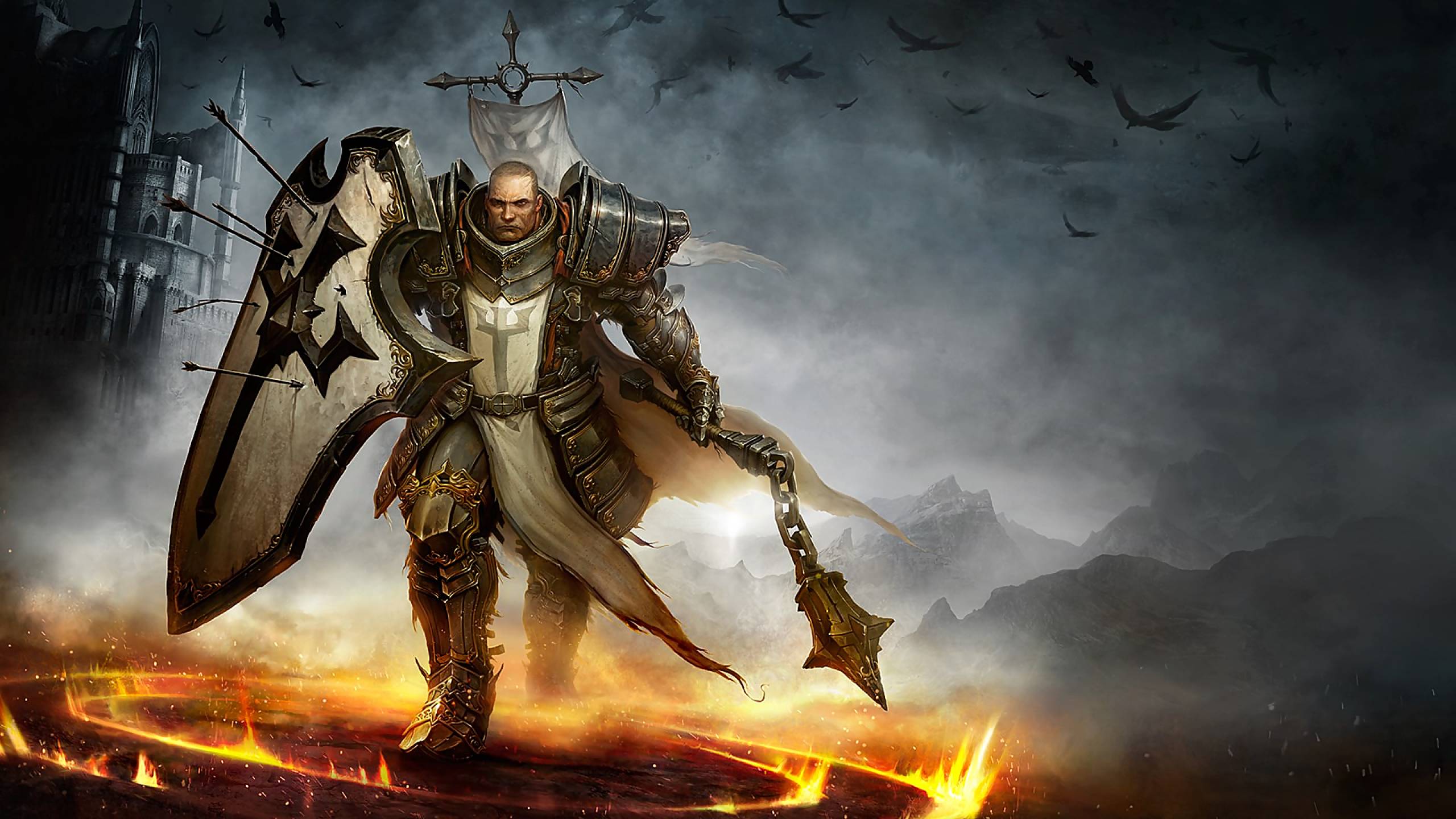 2560x1440 Crusader Diablo 3 1440P Resolution Wallpaper, HD Games 4K Wallpaper, Image, Photo and Background