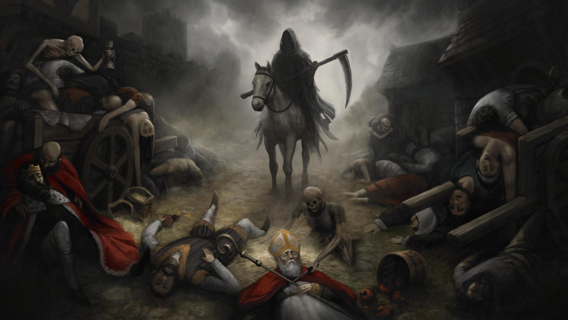 1920x1080 Crusader Kings II: Reaper's Due Promotional Art Load Screen, Johan Lundqvist