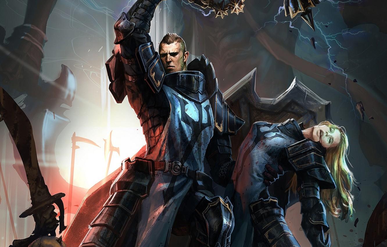 1332x850 Wallpaper Diablo crusader, rescue, reaper of souls image for desktop, section игры