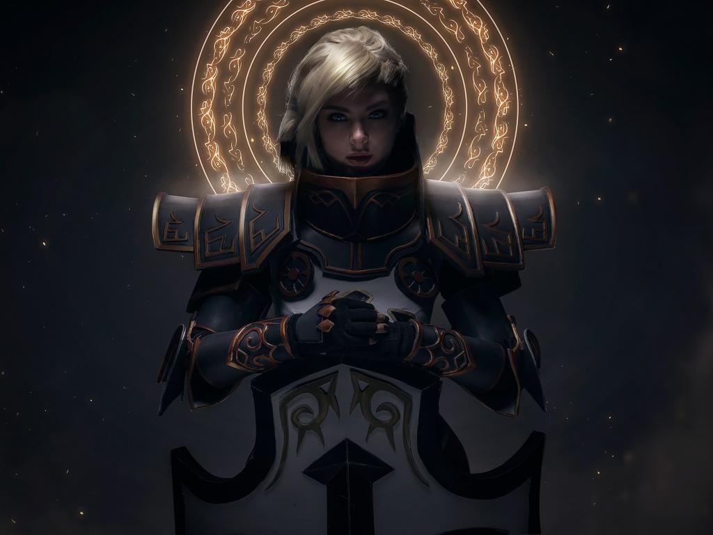1024x768 Desktop wallpaper game, crusader, diablo, video game, cosplay, HD image, picture, background, e46b8d