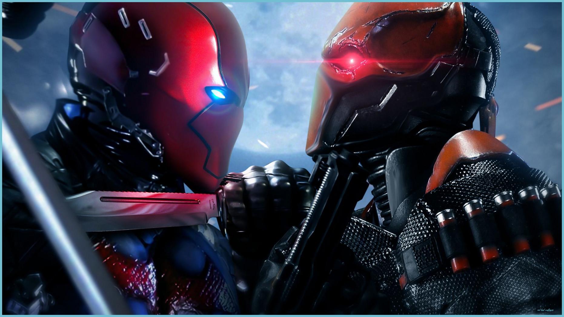 1862x1047 Red Hood Vs Deathstroke HD Supervillain Wallpaper, Red Hood Hood Wallpaper