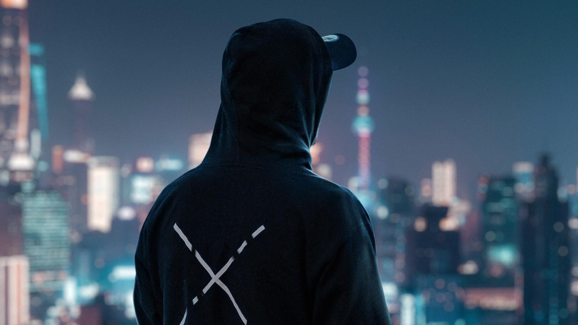 1920x1080 Hoodie Man Looking At City View 4k Laptop Full HD 1080P HD 4k Wallpaper, Image, Background, Photo and Picture