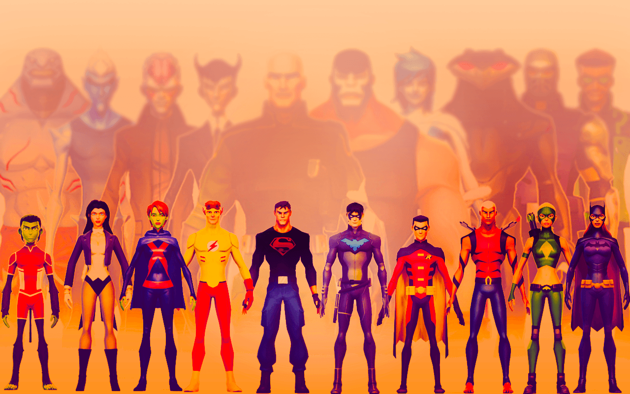 1280x800 Young Justice Outsiders Wallpaper