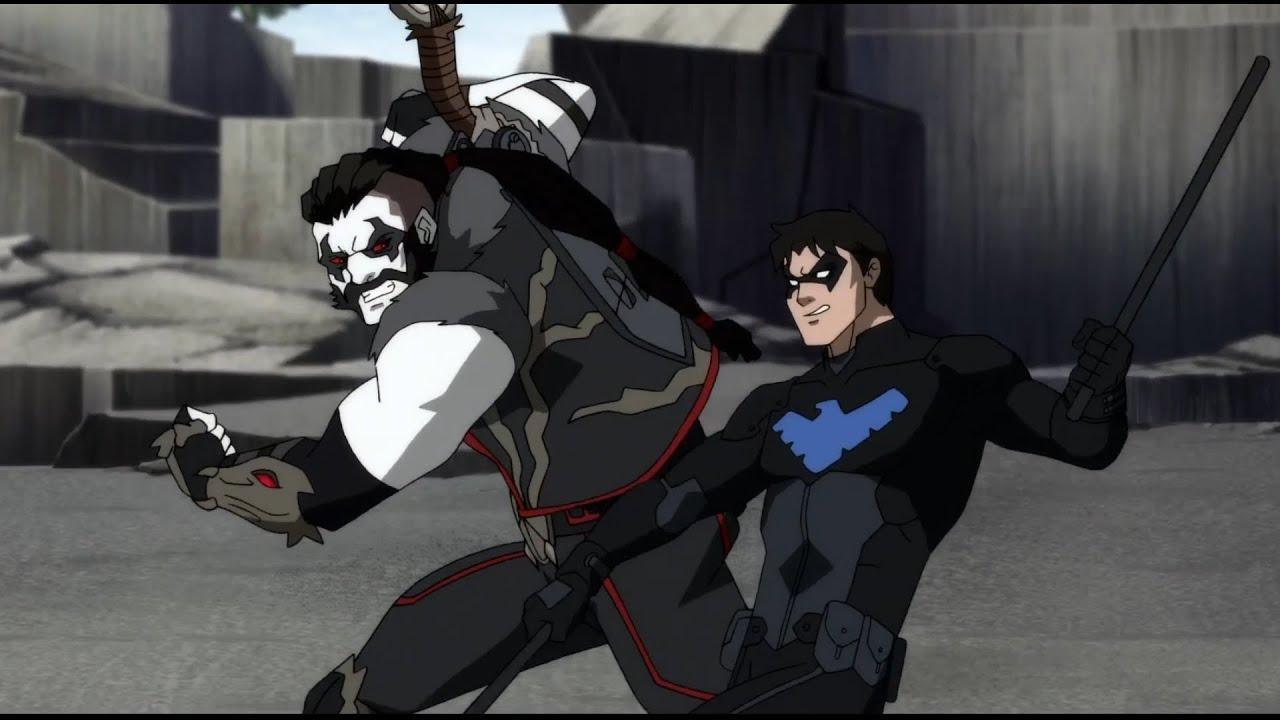1280x720 Nightwing Young Justice Fighting HD Wallpaper