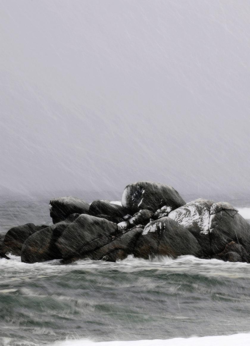 840x1160 Download 840x1160 wallpaper sea, storm, rain, nature, rocks, iphone iphone 4s, ipod touch, 840x1160 HD image, background, 6657
