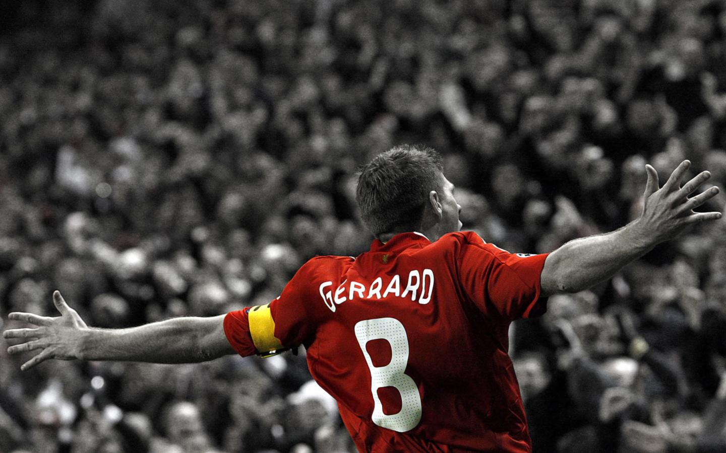 1440x900 Steven Gerrard Wallpaper