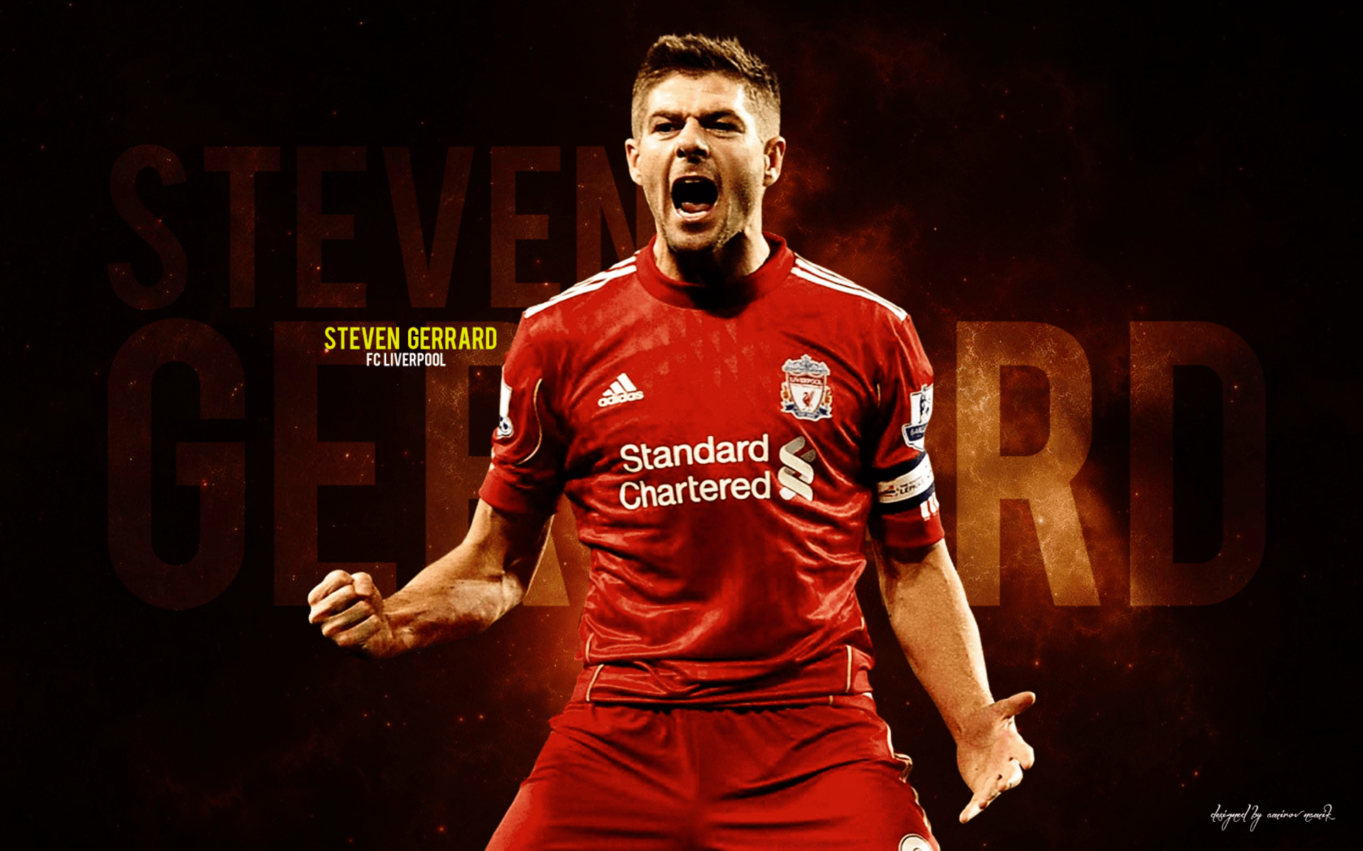 1920x1200 Steven Gerrard HD Wallpaper