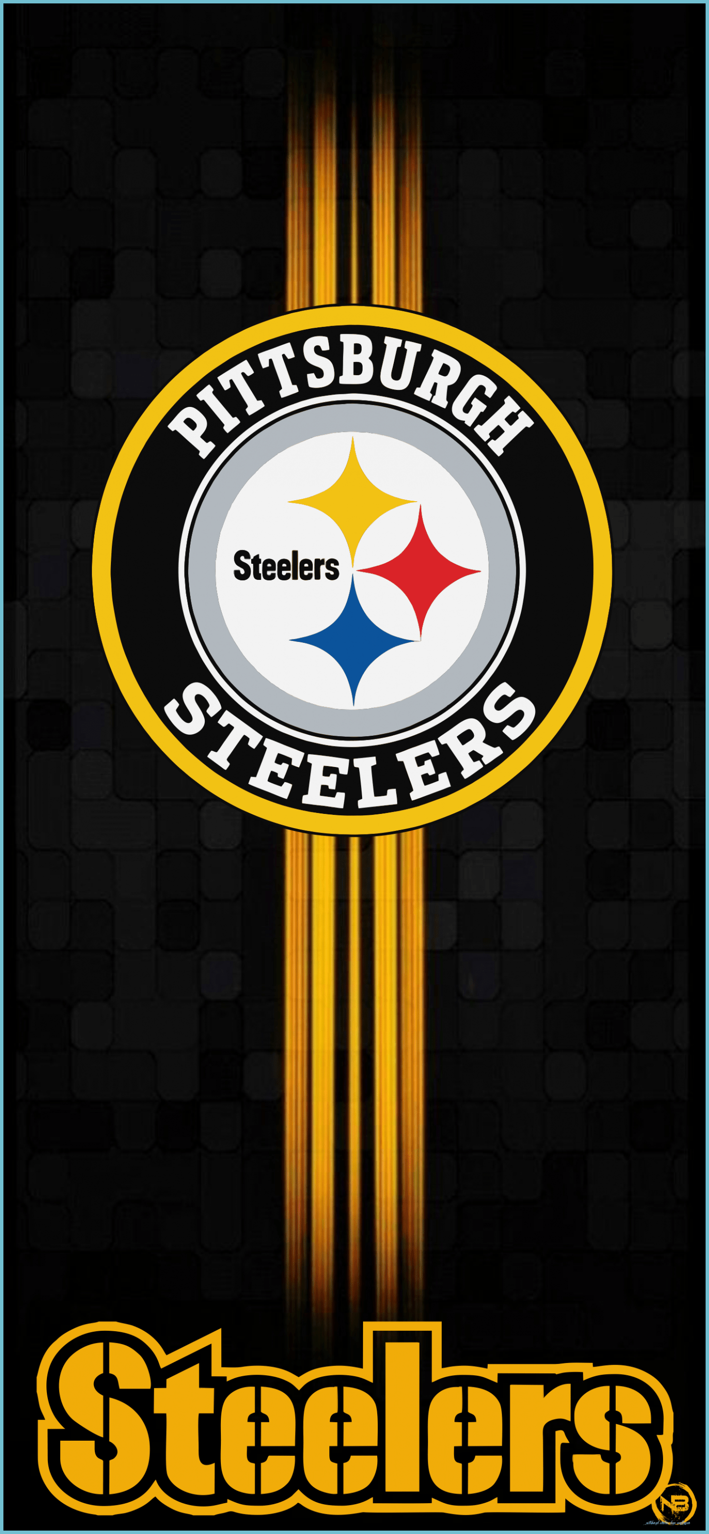 1451x3140 Steelers Hintergrundbild Steelers Logo Wallpaper