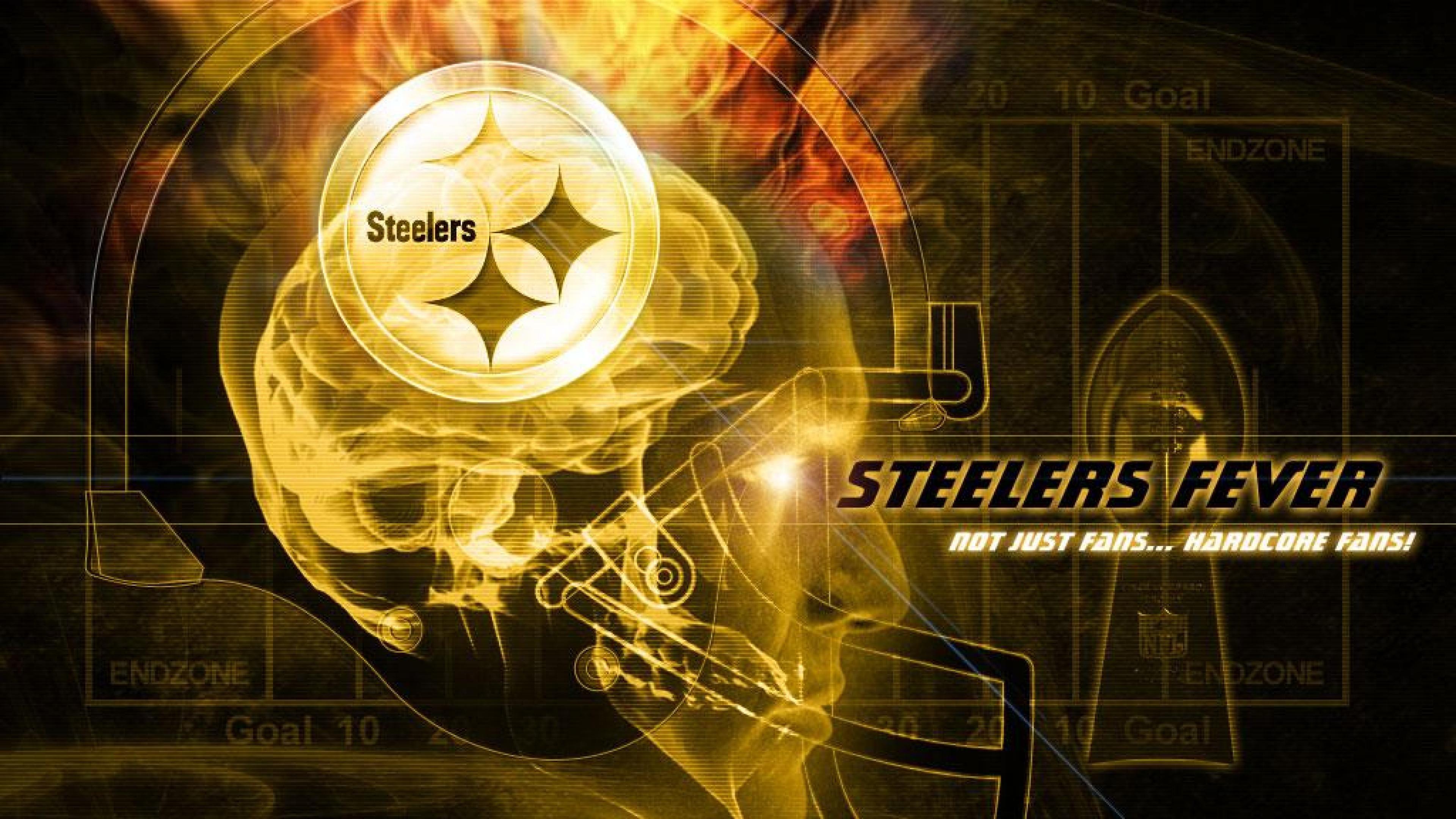 3840x2160 Desktop Pittsburgh Steelers Logo Wallpaper HD