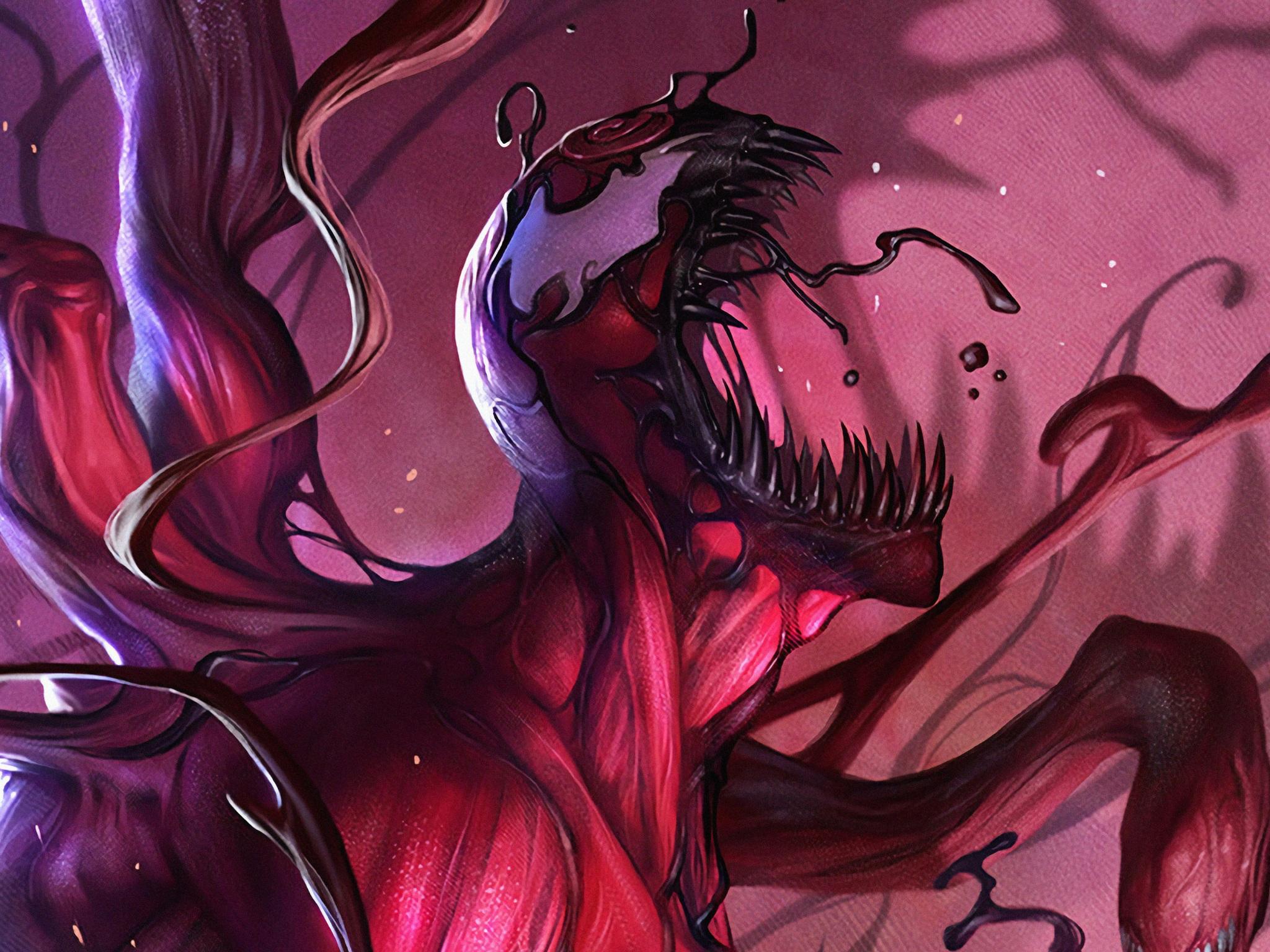 2048x1536 Wallpaper 4k Venom And Carnage To The Death Wallpaper