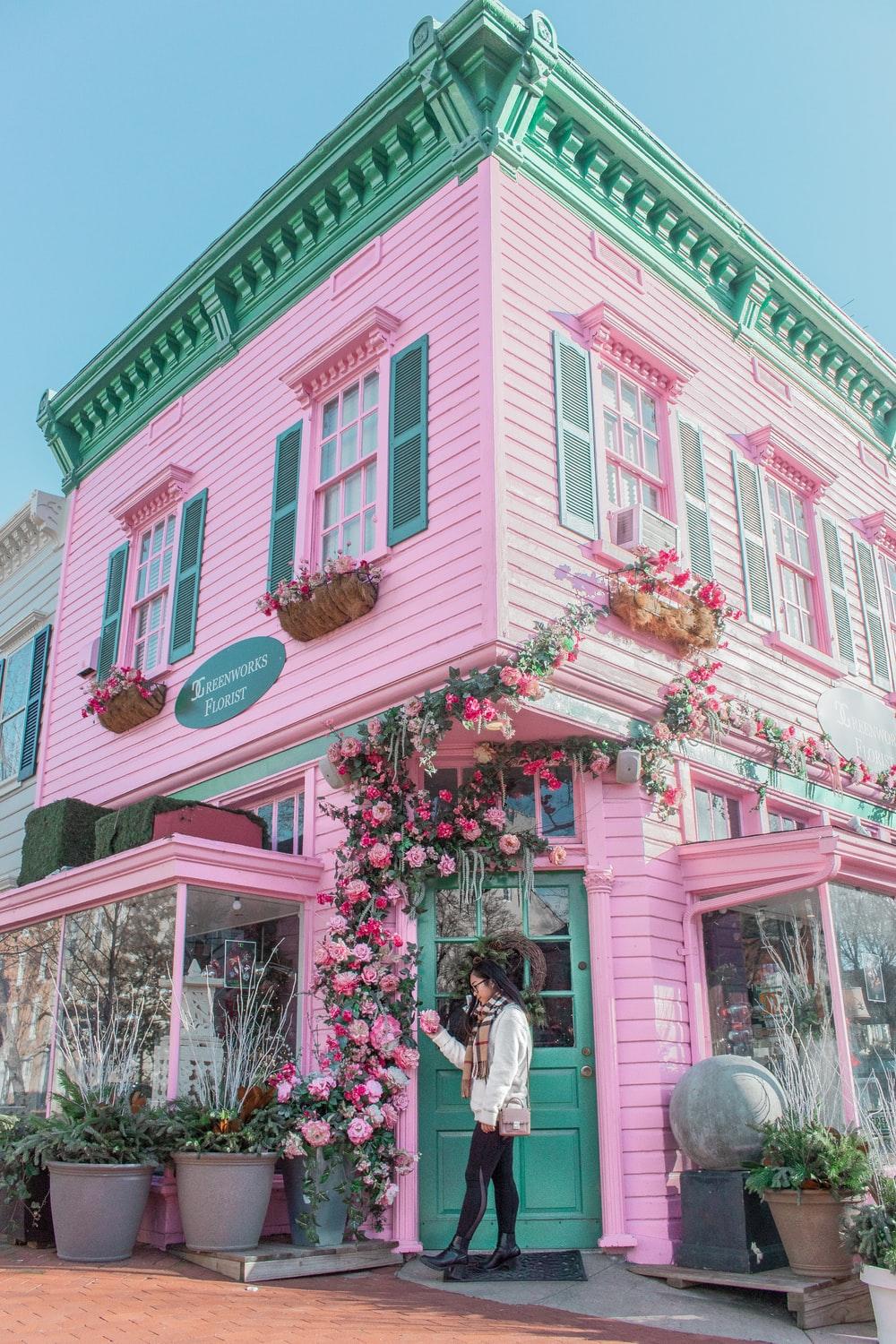 Pink House Wallpapers Top Free Pink House Backgrounds WallpaperAccess