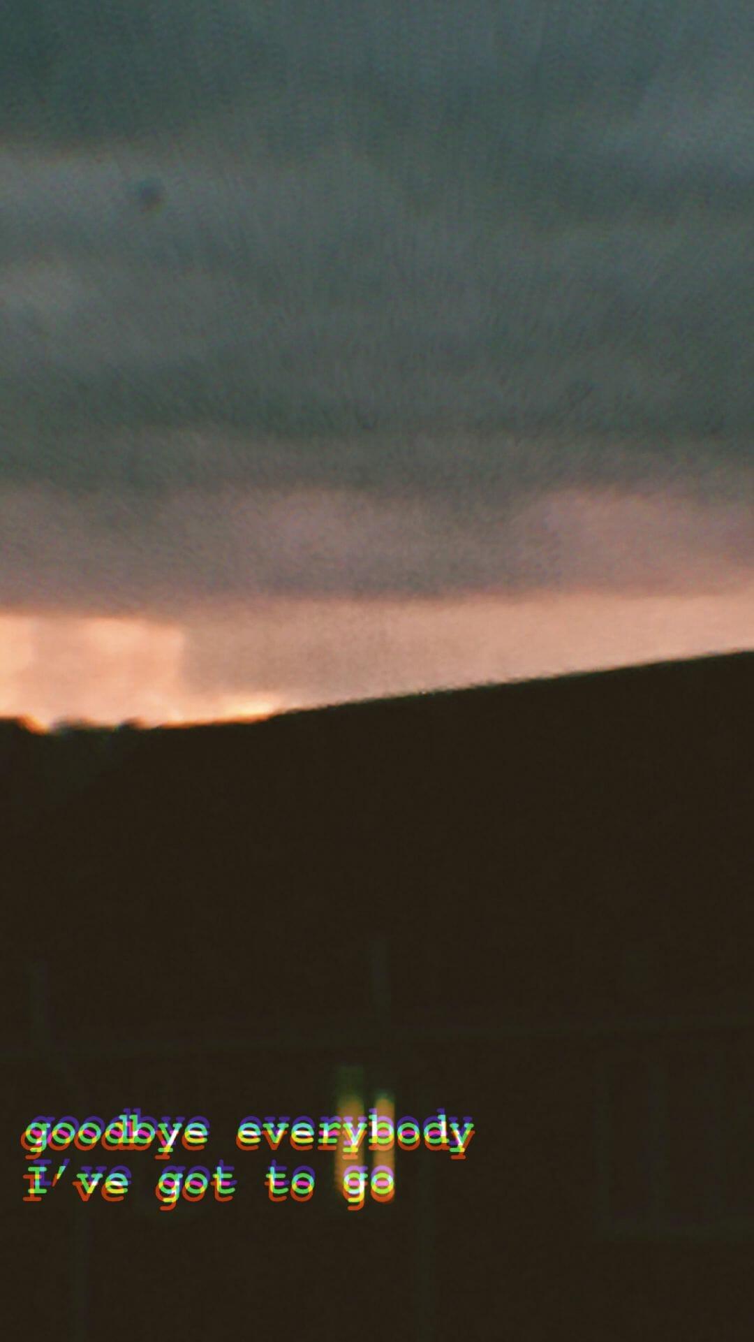 1080x1921 Aesthetic, aesthetic grunge, grunge, lyrics aesthetic, goodbye, sad / iPhone HD Wallpaper Background Download HD Wallpaper (Desktop Background / Android / iPhone) (1080p, 4k) (1080x1921) (2021)