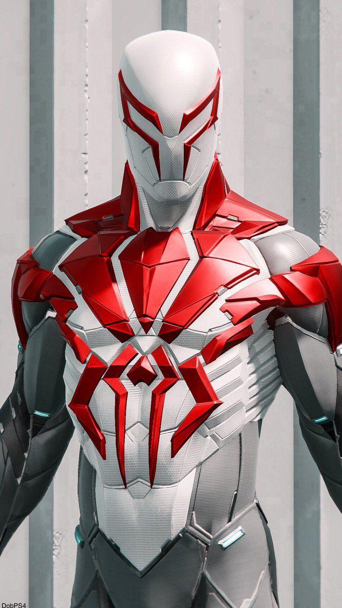 675x1200 Spider Man 2099 White Suit Wallpaper, [alt_image]. Spiderman, Iron Spider Suit, Spiderman Picture