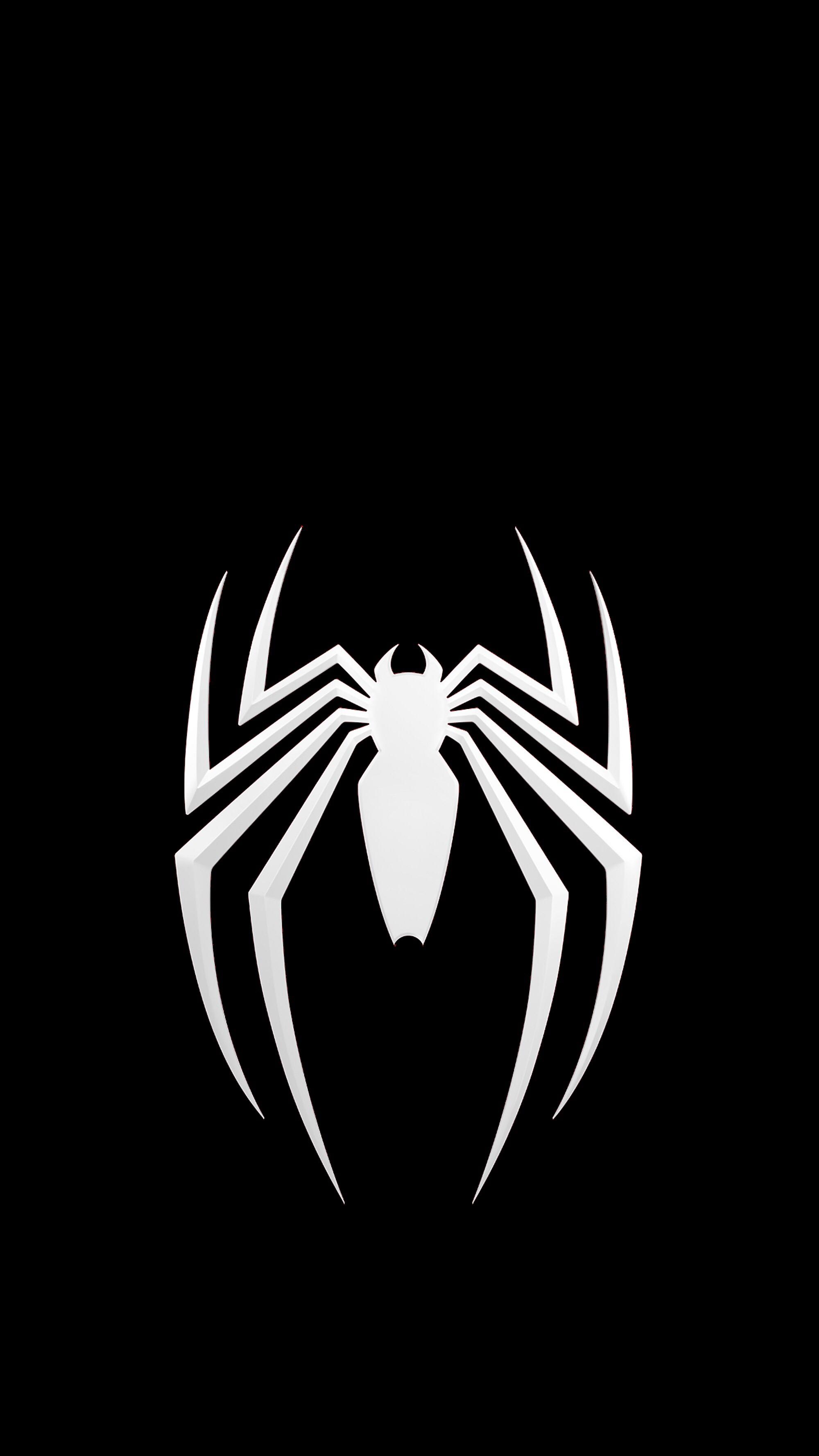 2000x3555 Spider Man PS4 Symbol Wallpaper