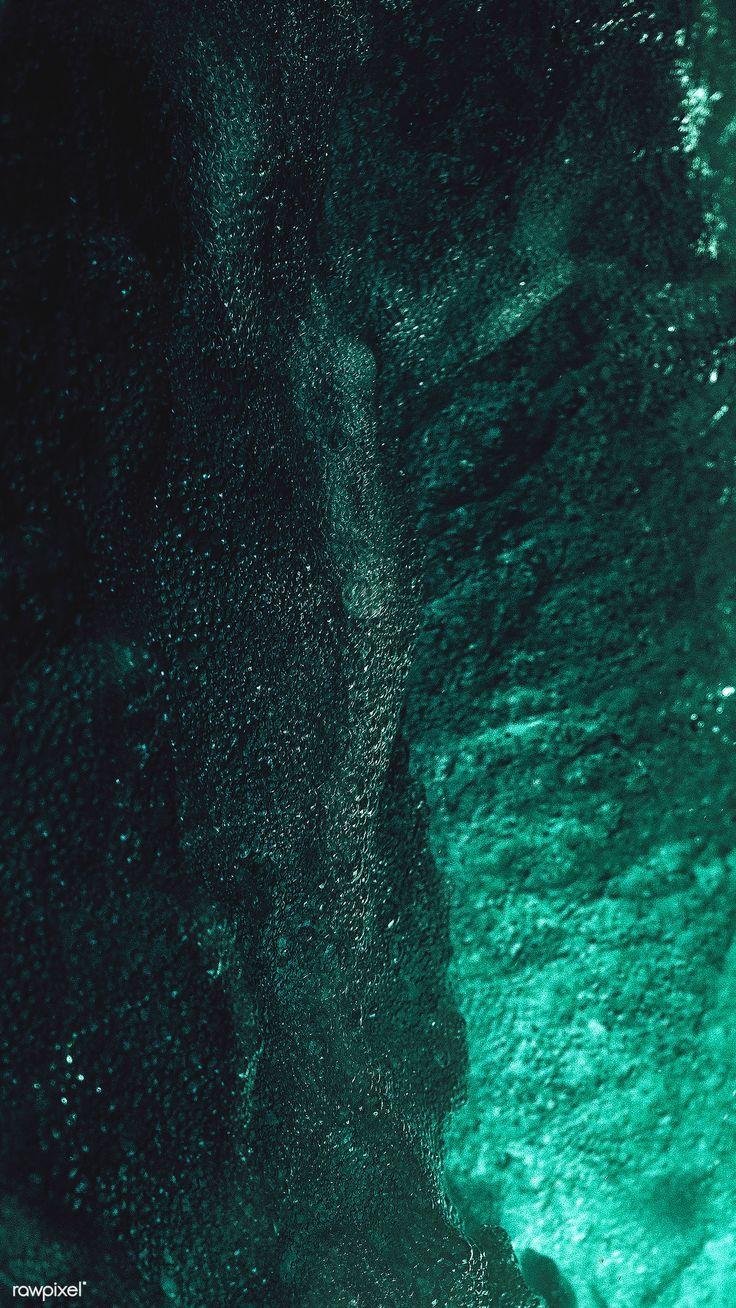 736x1308 Download premium image of Green grained paint textured mobile phone wallpaper about texture, abstract, abstract mobile wallpaper, abstract wallpaper, and andro. iPhone wallpaper green, Dark green aesthetic, Dark green wallpaper