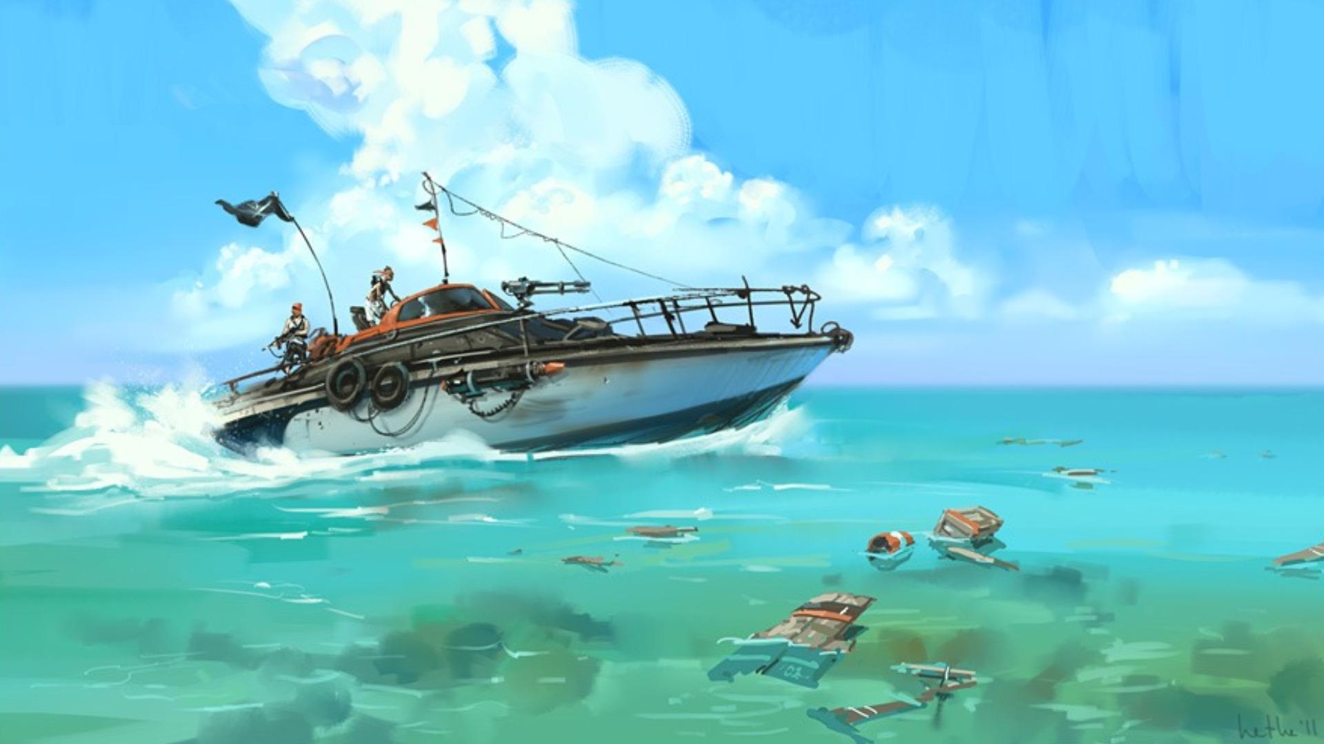 1920x1080 Boat HD Wallpaper