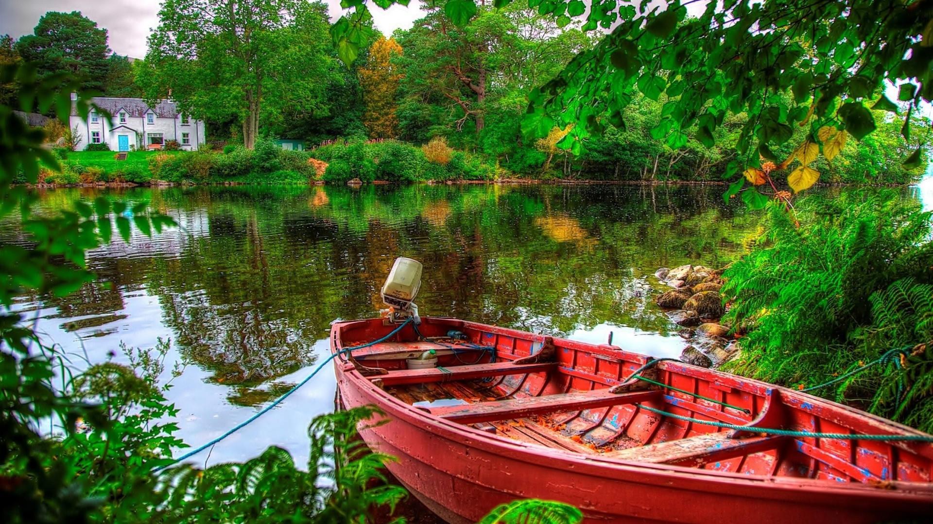 1920x1080 Beautiful Boat Wallpaper HD