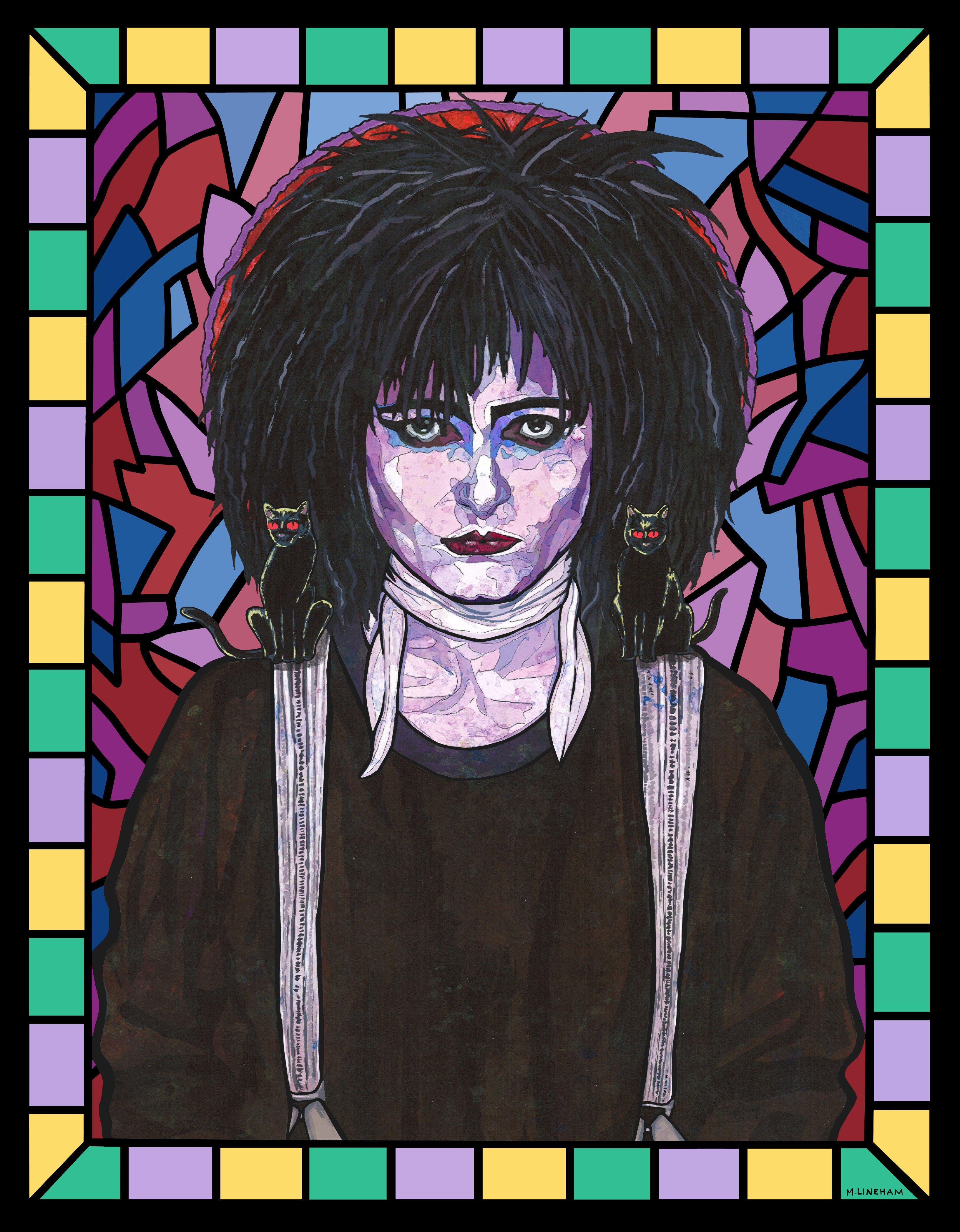 3262x4186 Saint Siouxsie Sioux (Siouxsie and the Banshees). New Wave Print by Matthew Lineham. s s sNewWave #New. Siouxsie sioux, Siouxsie & the banshees, Sioux