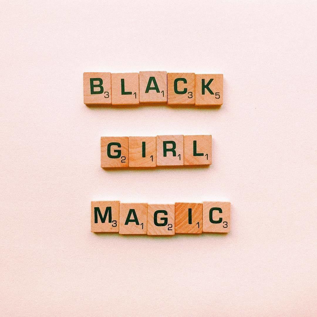 1080x1080 Black Girl Magic. Printable wall art quotes, Black girl art, Print collage