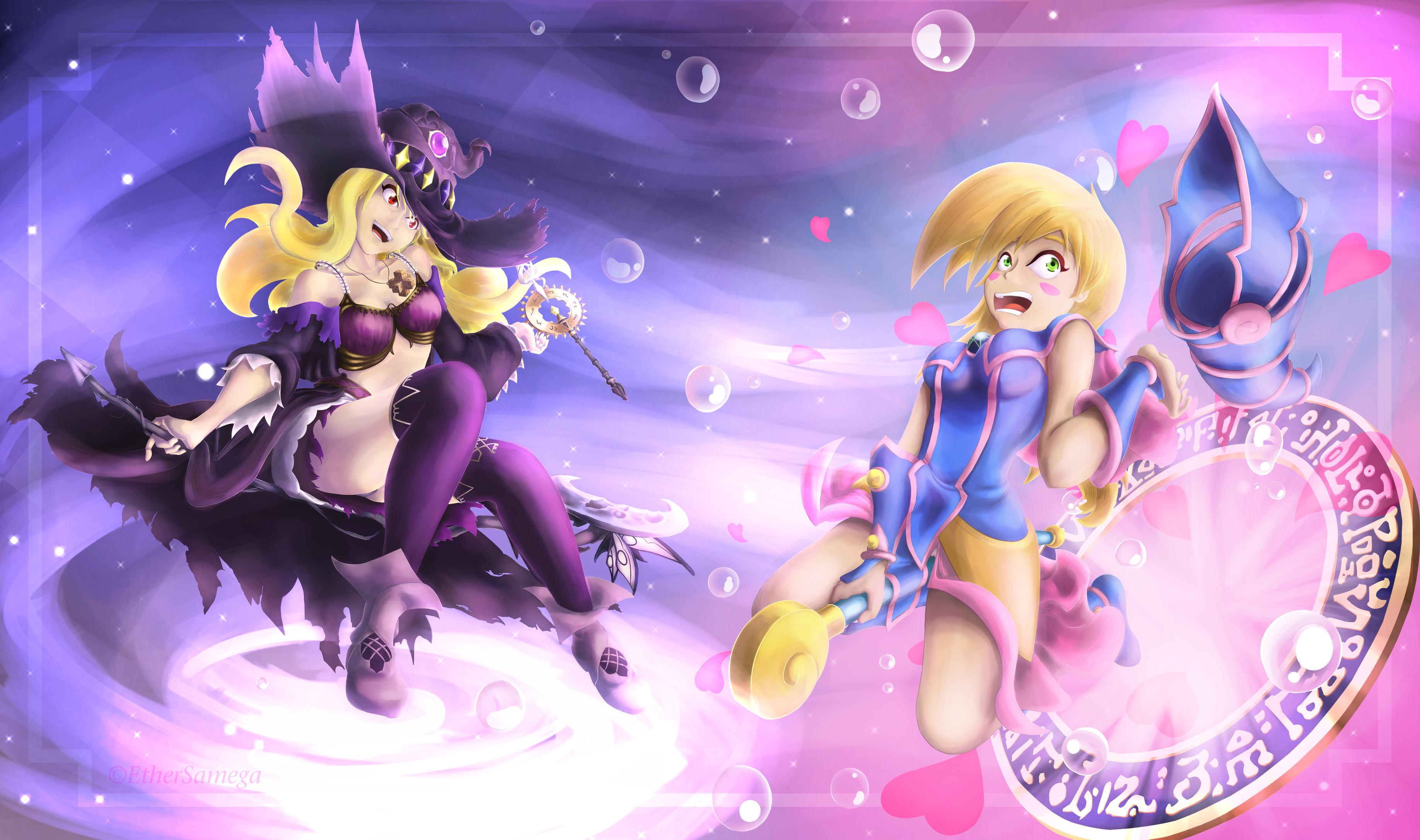 3675x2175 Artwork Wallpaper Dark Magician Girl Artwork Paradise